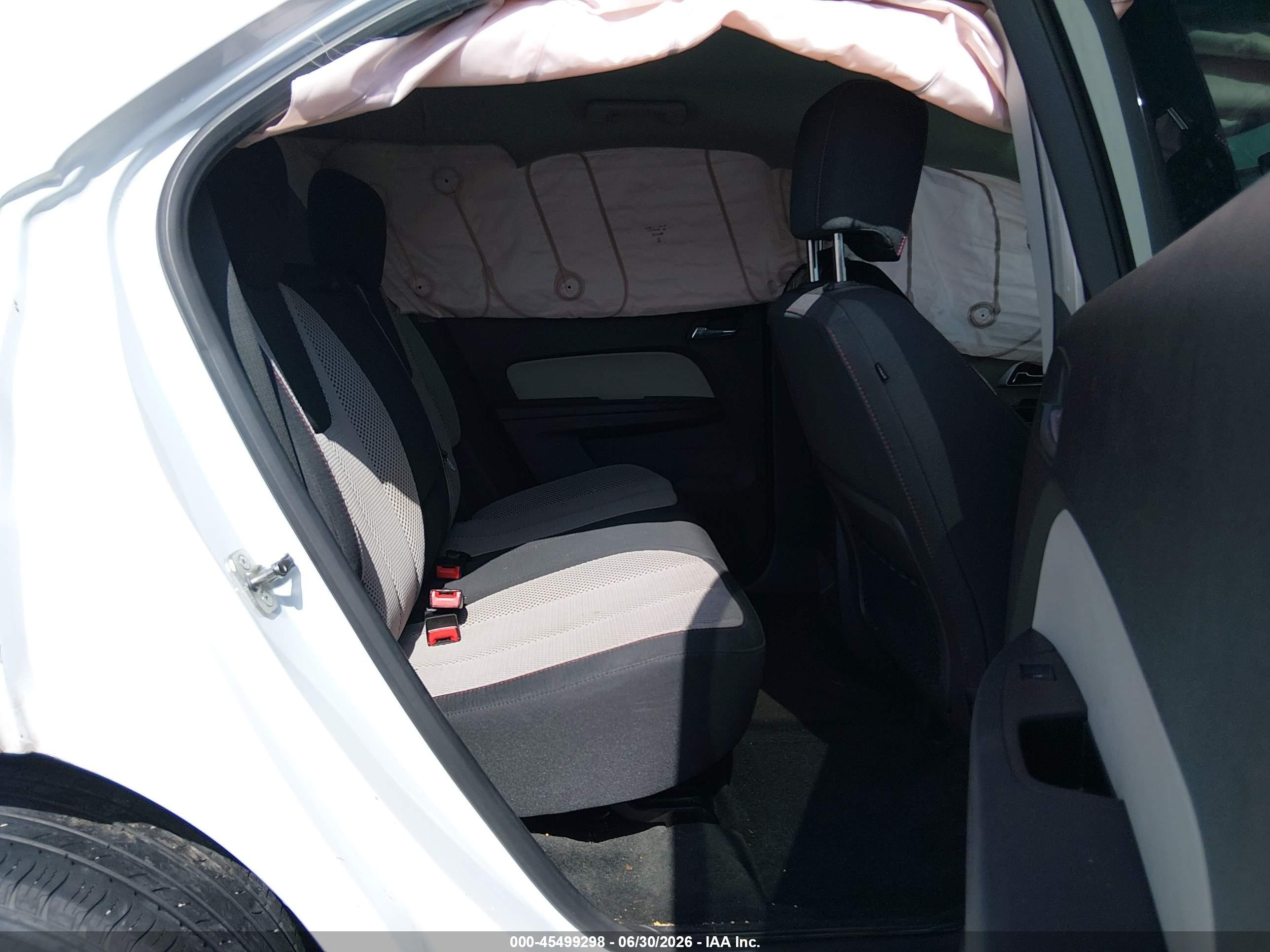 2012 Chevrolet Equinox Lt W/1lt White vin: 2GNALDEK7C1206185