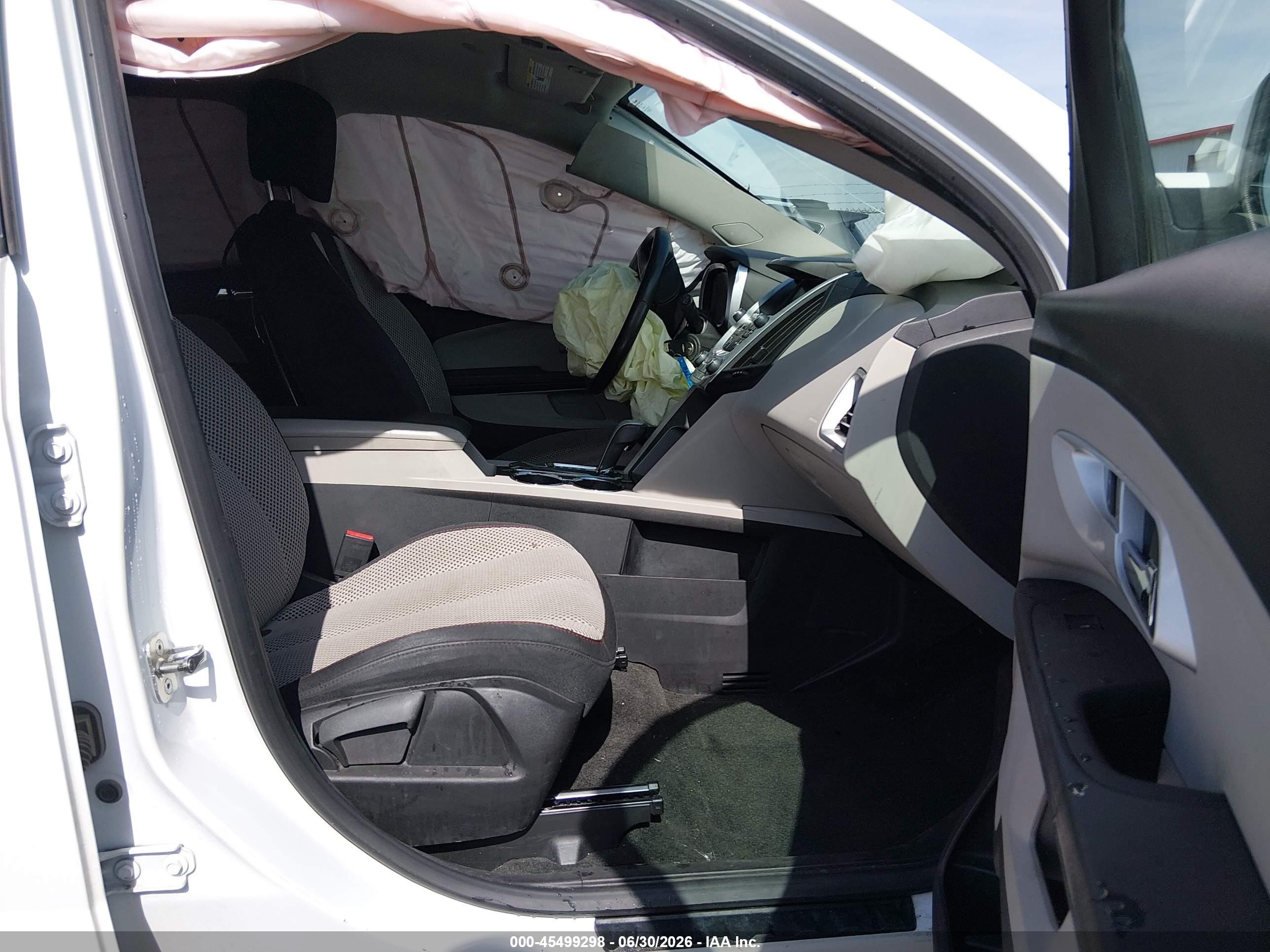 2012 Chevrolet Equinox Lt W/1lt White vin: 2GNALDEK7C1206185