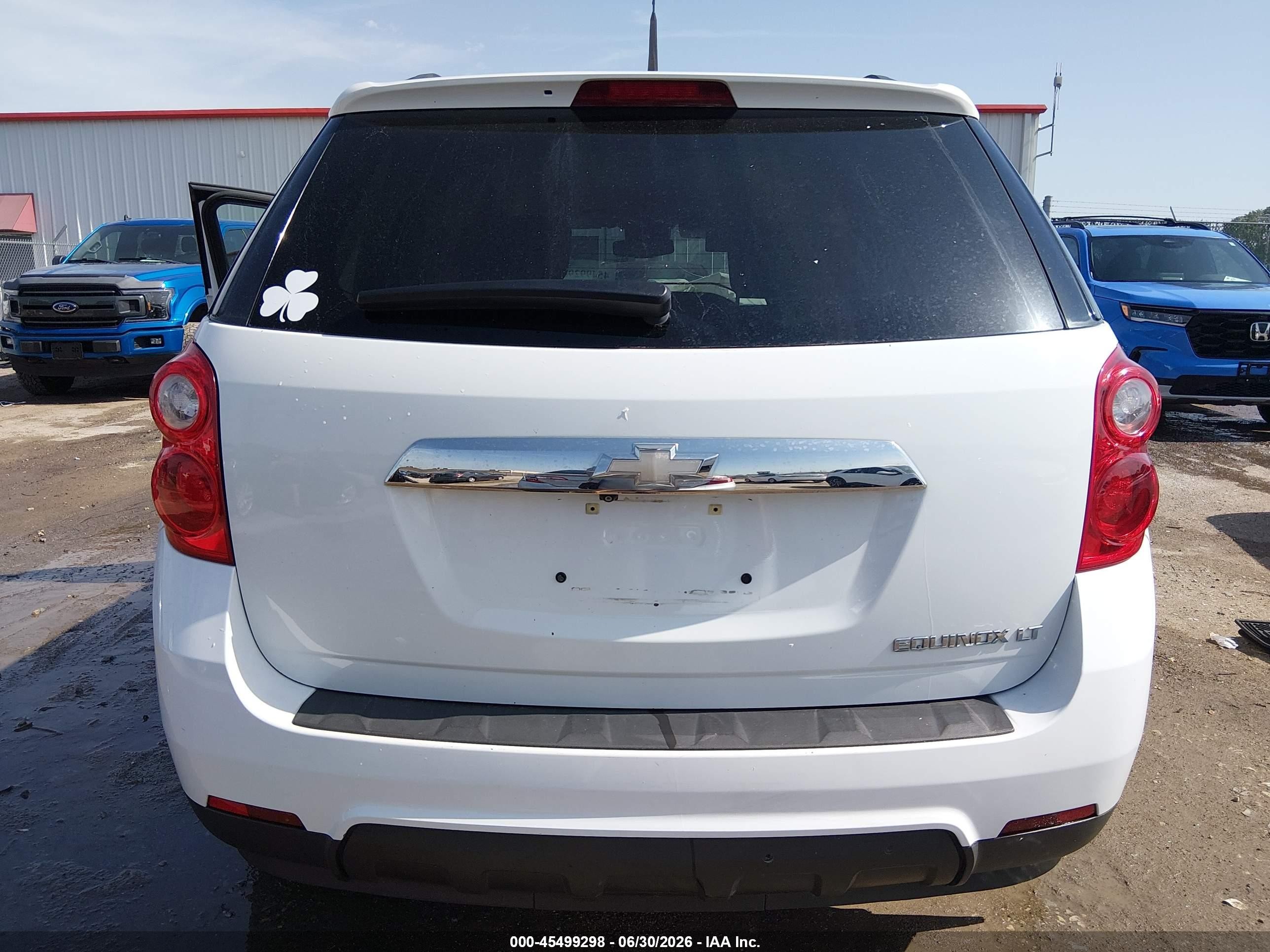 2012 Chevrolet Equinox Lt W/1lt White vin: 2GNALDEK7C1206185