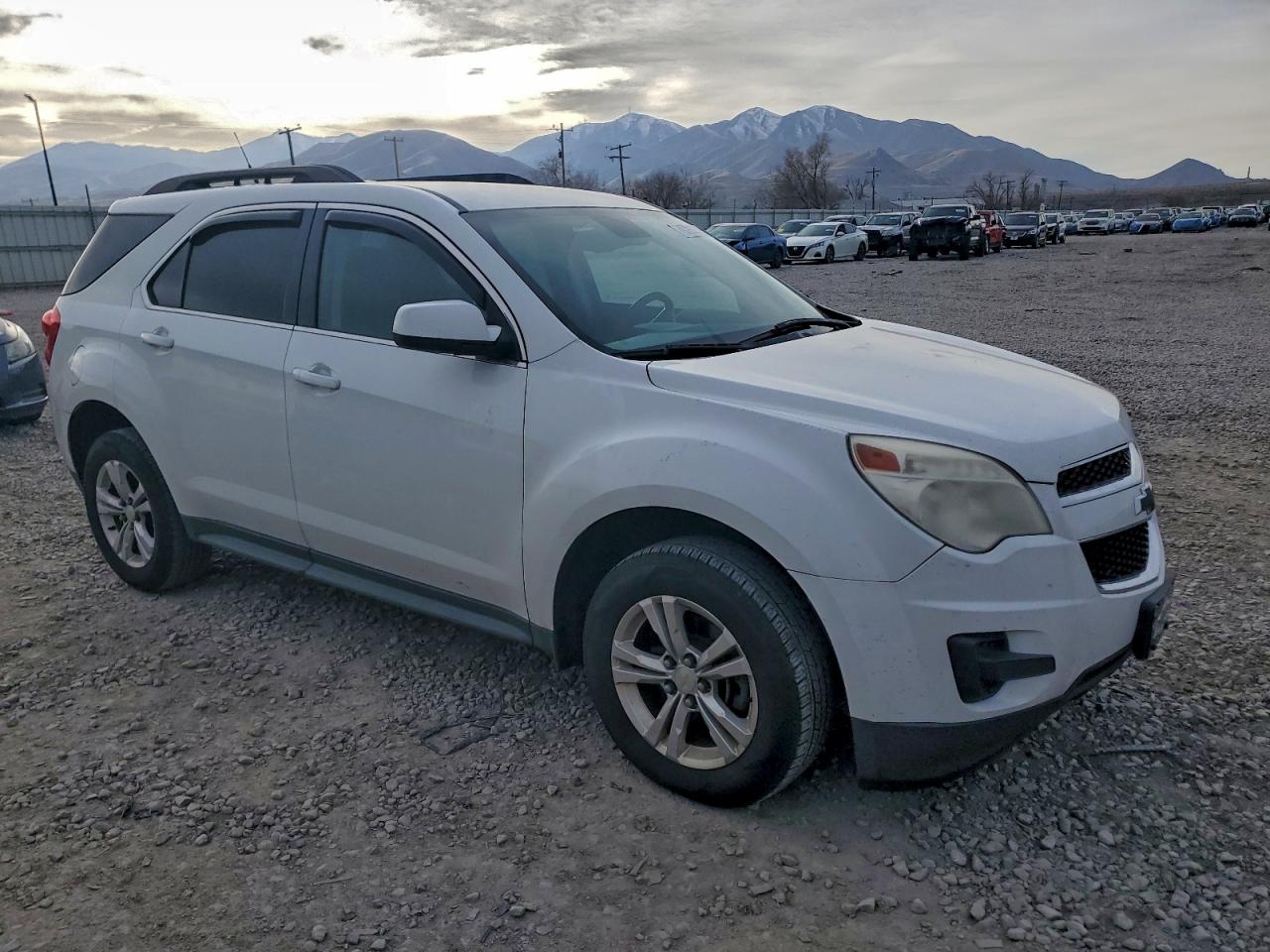 2012 Chevrolet Equinox Lt White vin: 2GNALDEK7C1268363