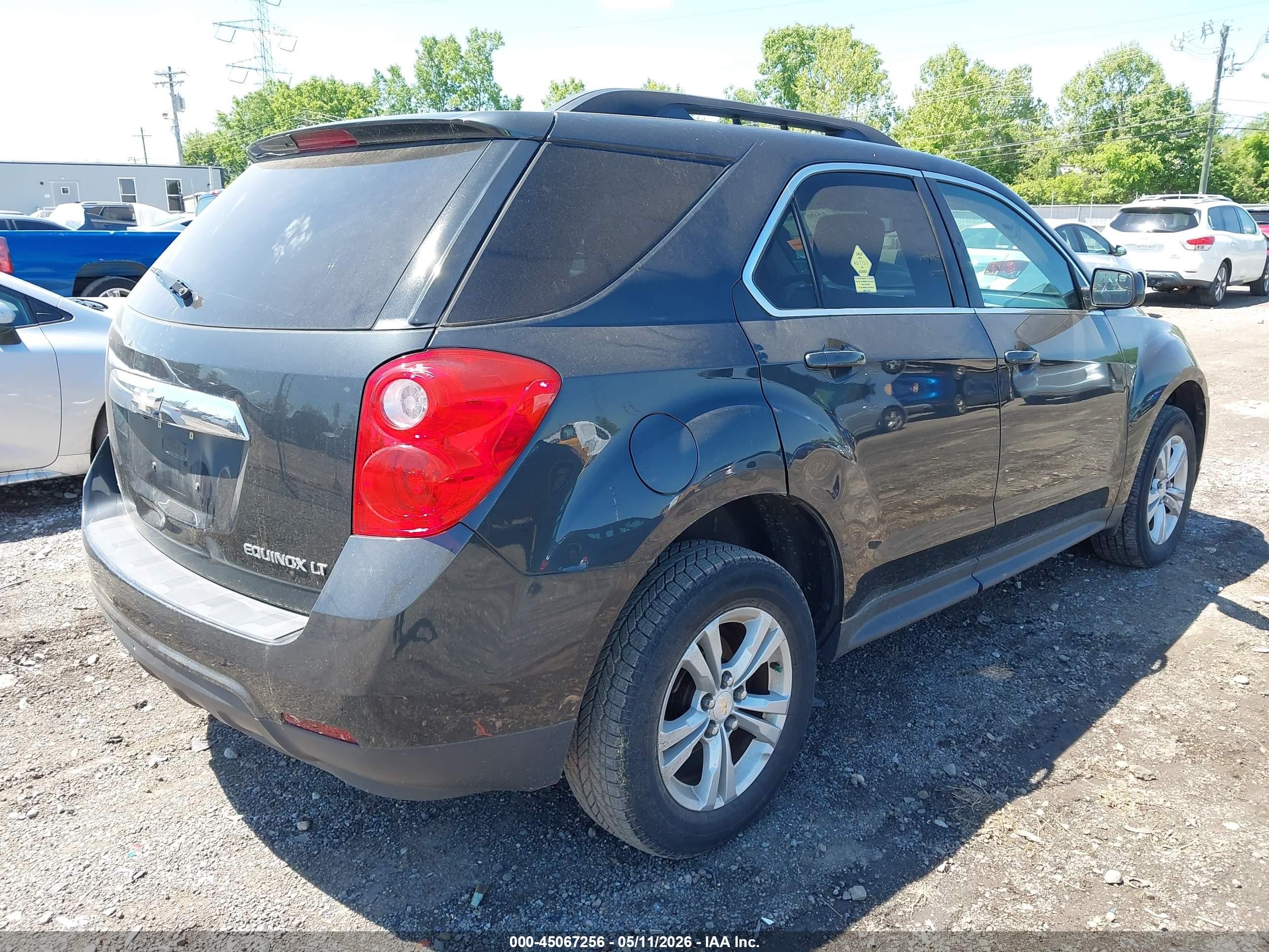 2012 Chevrolet Equinox 1lt Gray vin: 2GNALDEK7C1319781