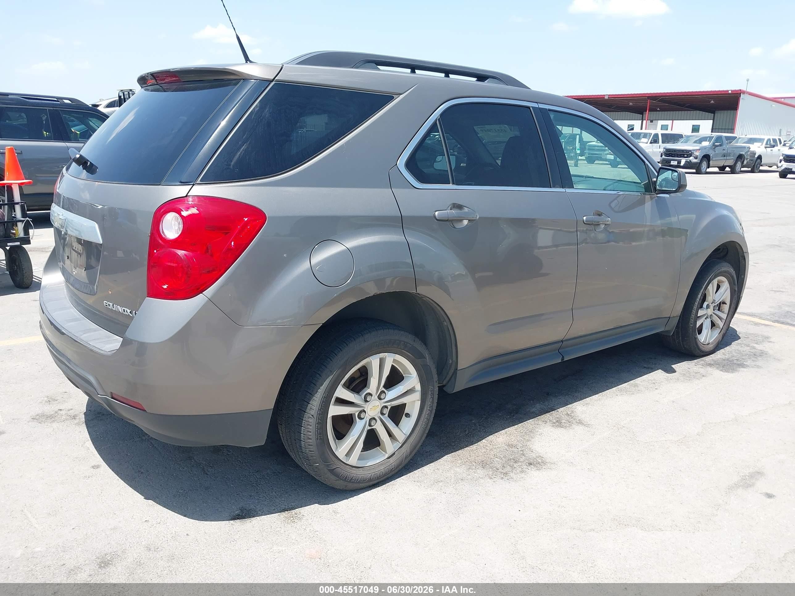 2012 Chevrolet Equinox Lt W/1lt Gray vin: 2GNALDEK7C6151269
