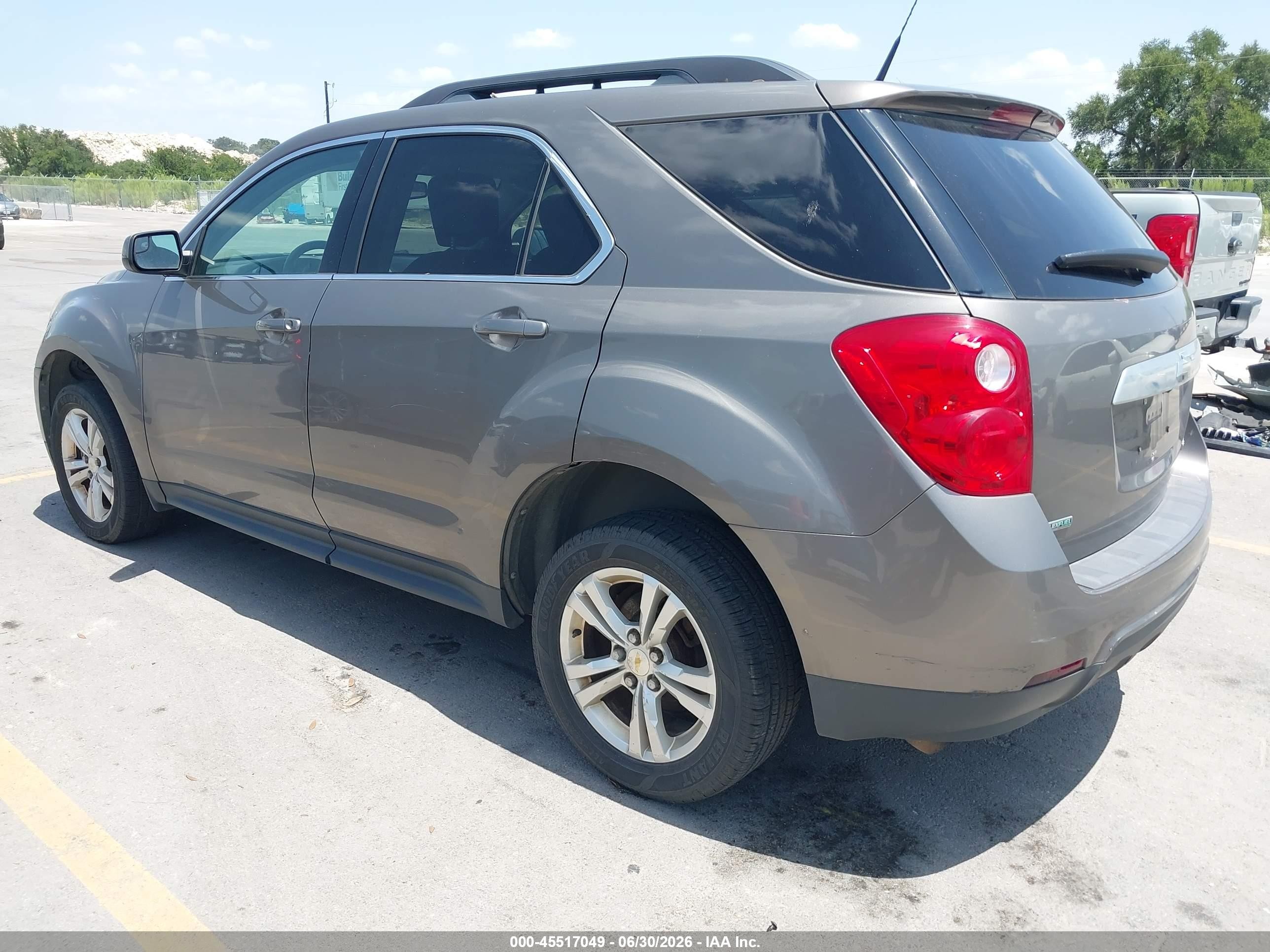 2012 Chevrolet Equinox Lt W/1lt Gray vin: 2GNALDEK7C6151269