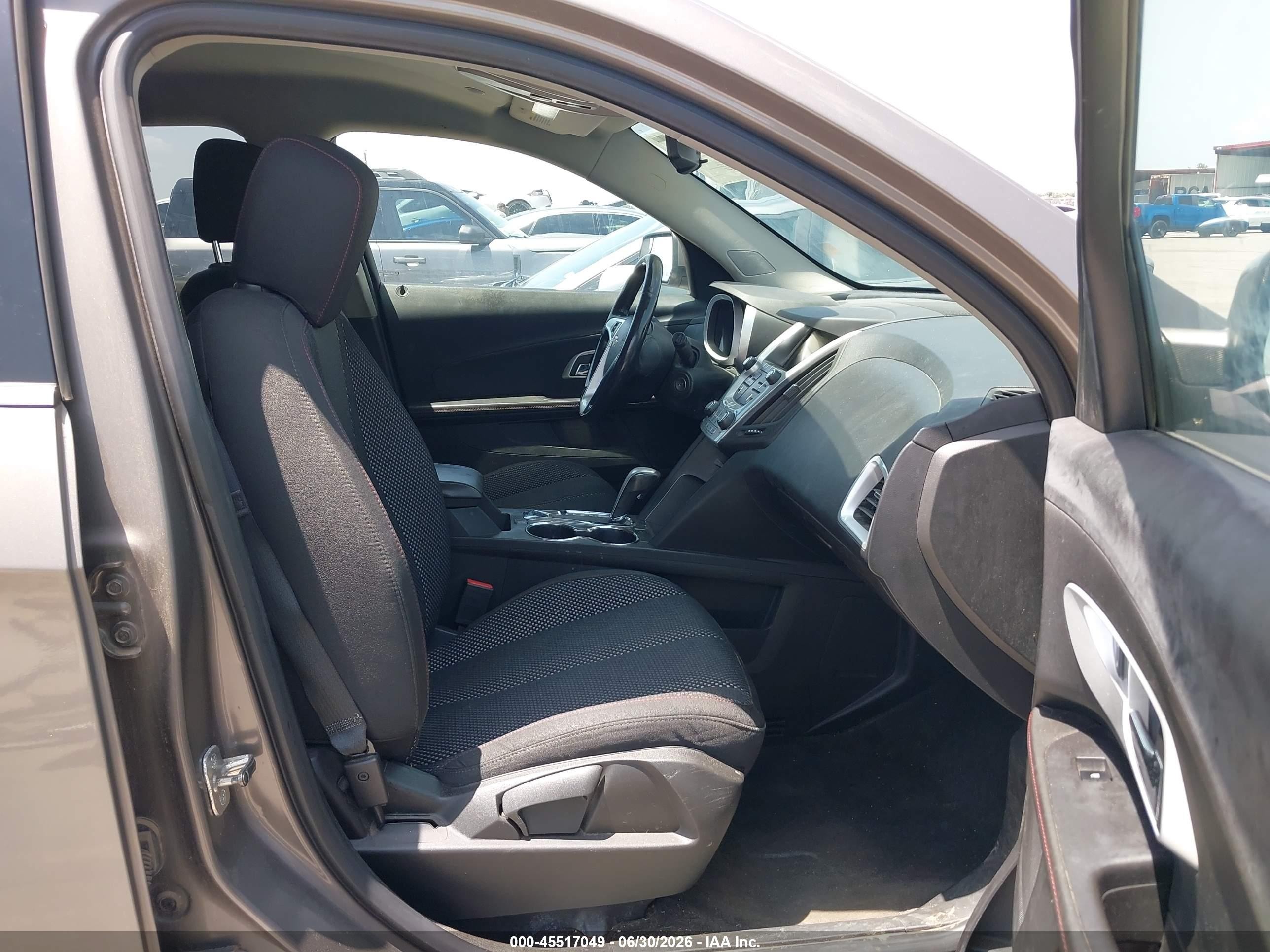 2012 Chevrolet Equinox Lt W/1lt Gray vin: 2GNALDEK7C6151269
