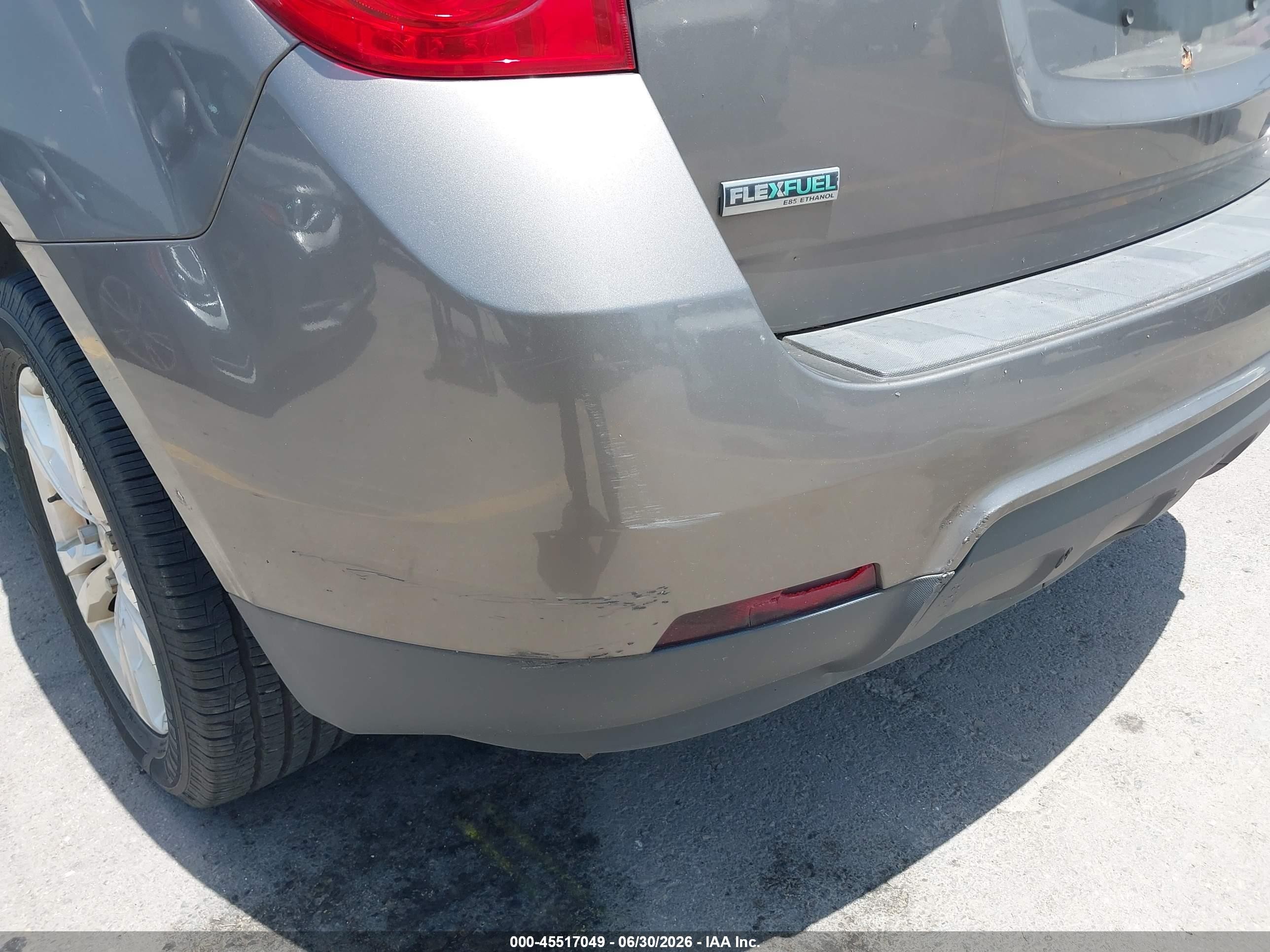 2012 Chevrolet Equinox Lt W/1lt Gray vin: 2GNALDEK7C6151269