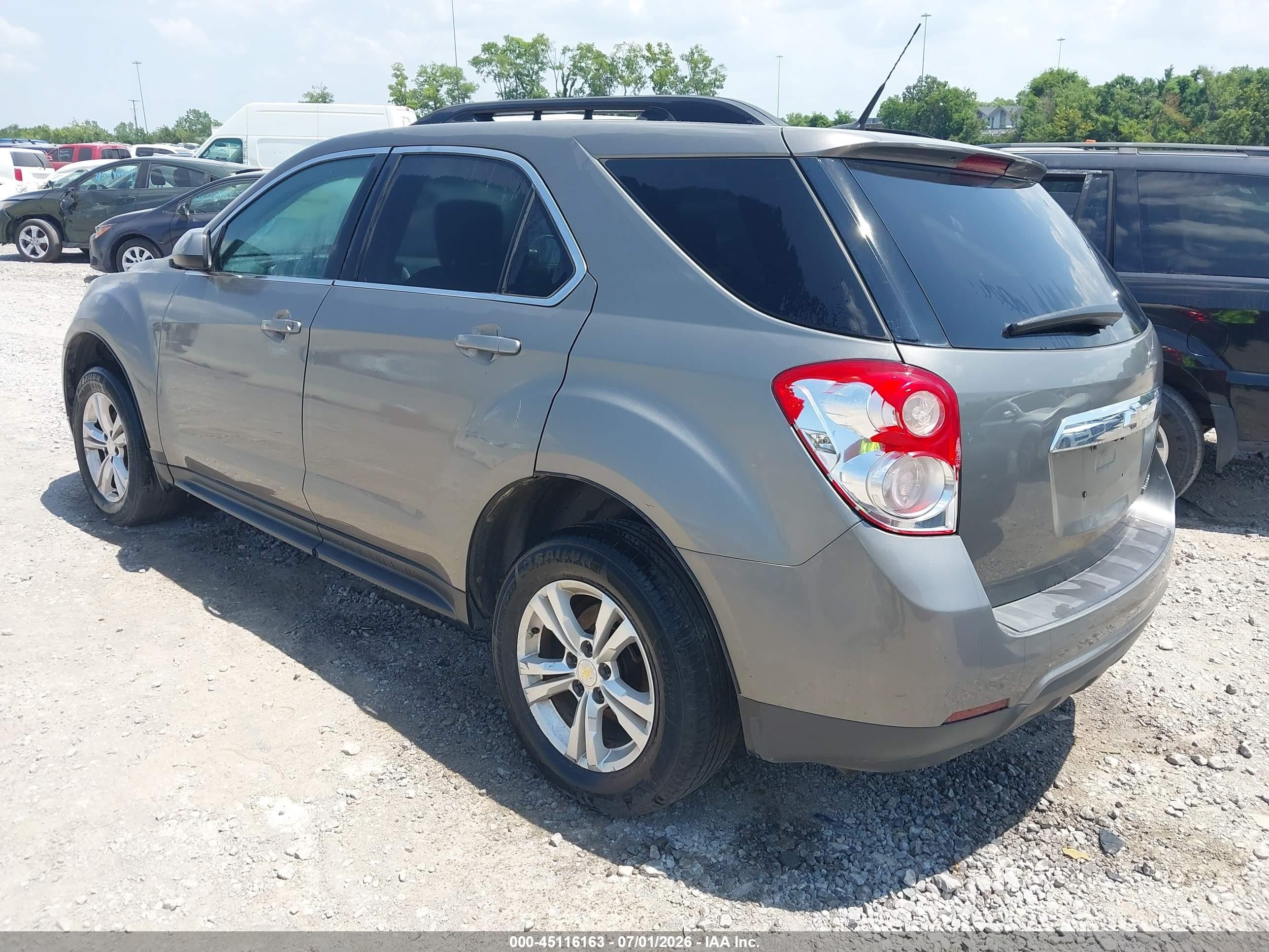 2012 Chevrolet Equinox 1lt Gray vin: 2GNALDEK7C6264171