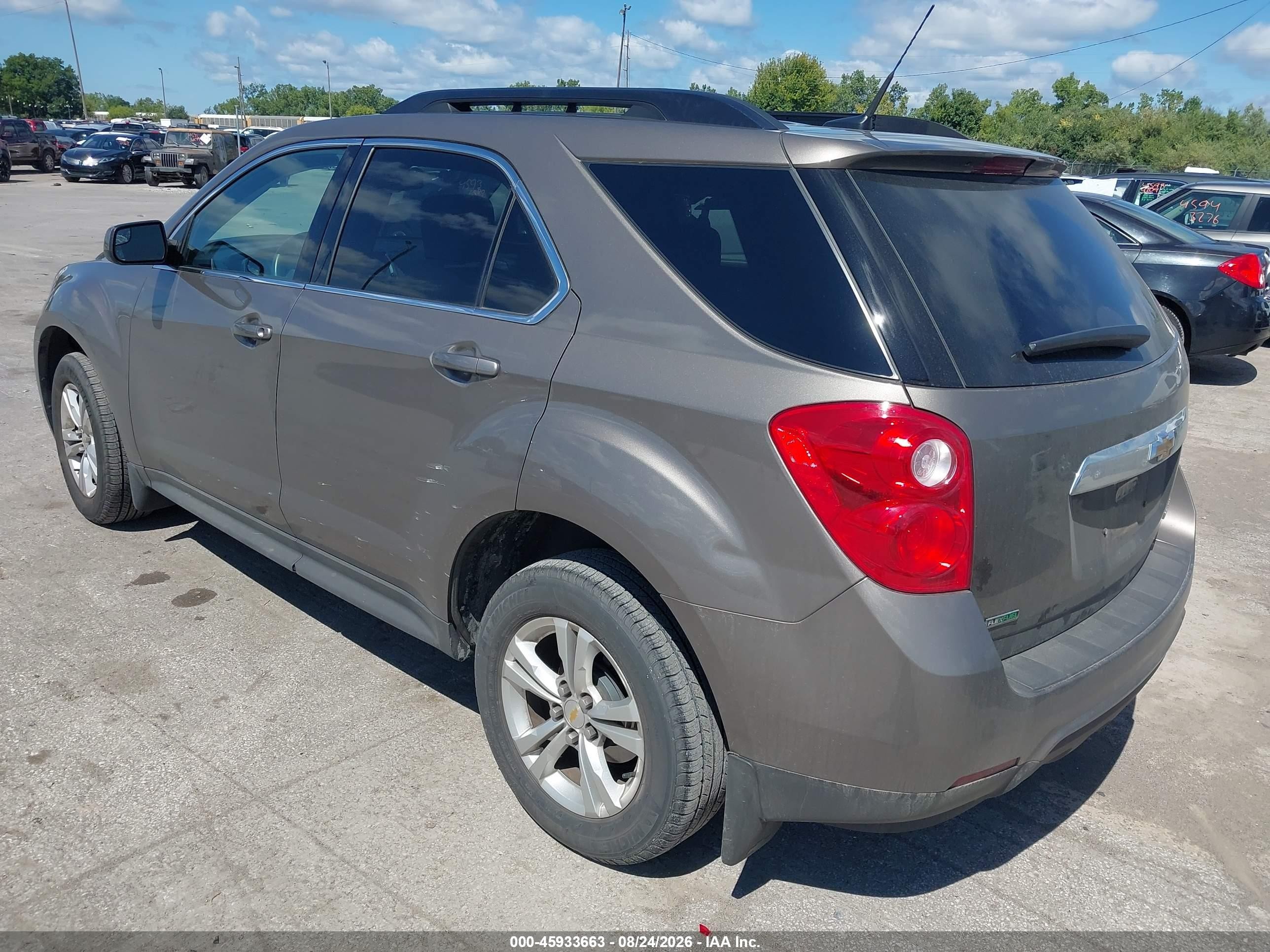 2012 Chevrolet Equinox Lt W/1lt Brown vin: 2GNALDEK7C6273761