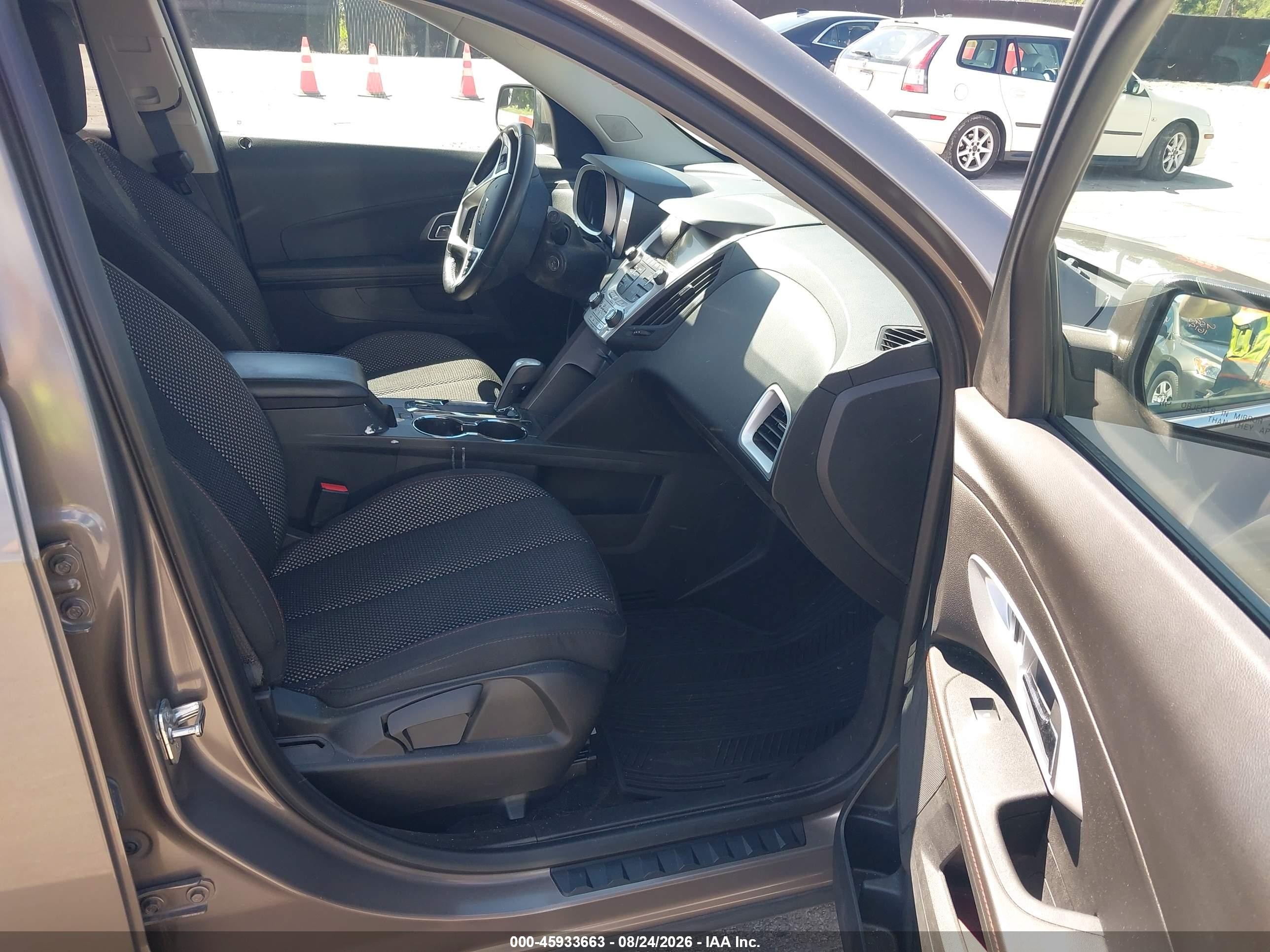 2012 Chevrolet Equinox Lt W/1lt Brown vin: 2GNALDEK7C6273761