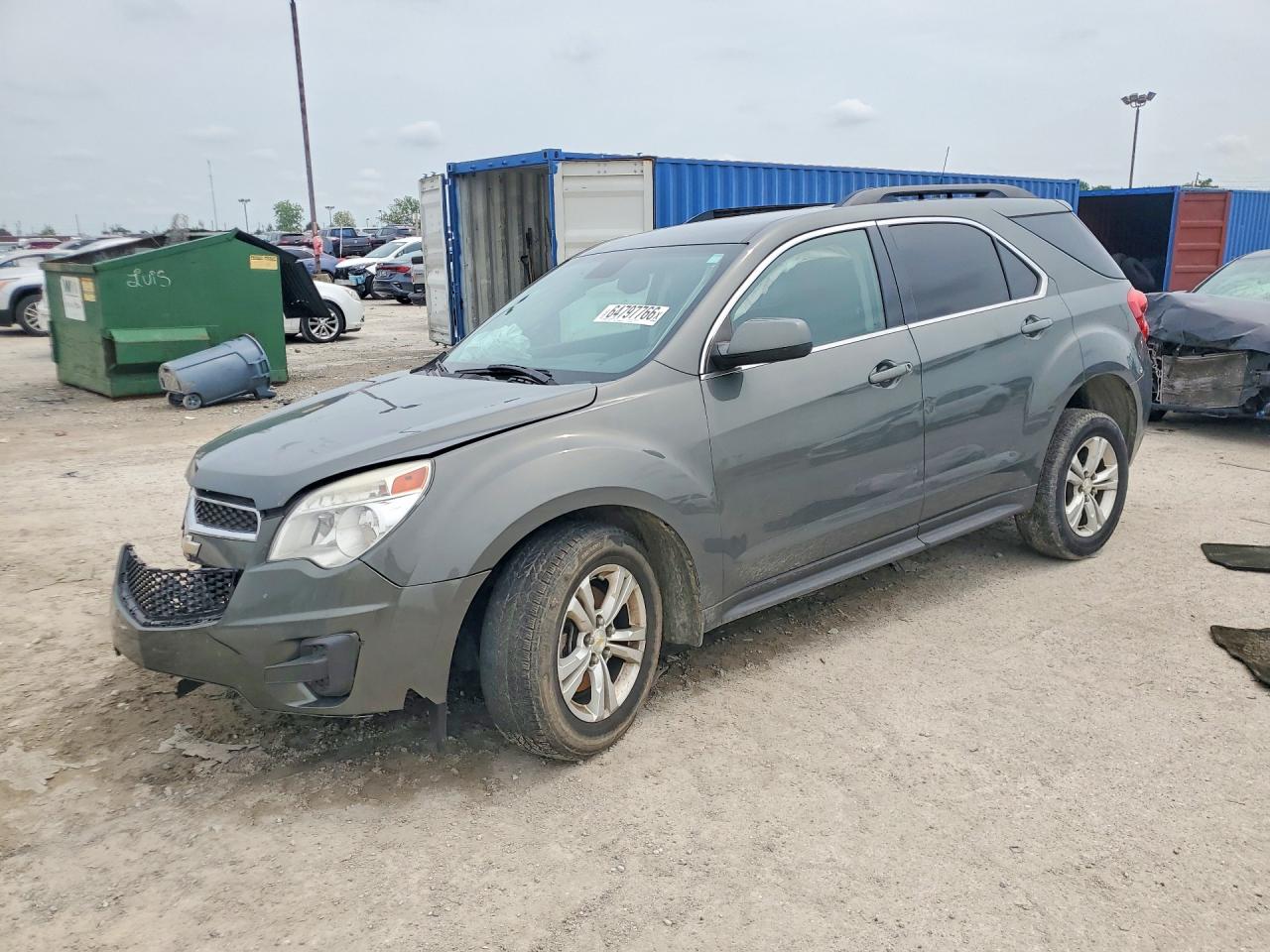 2012 Chevrolet Equinox Lt Gray vin: 2GNALDEK7C6305205