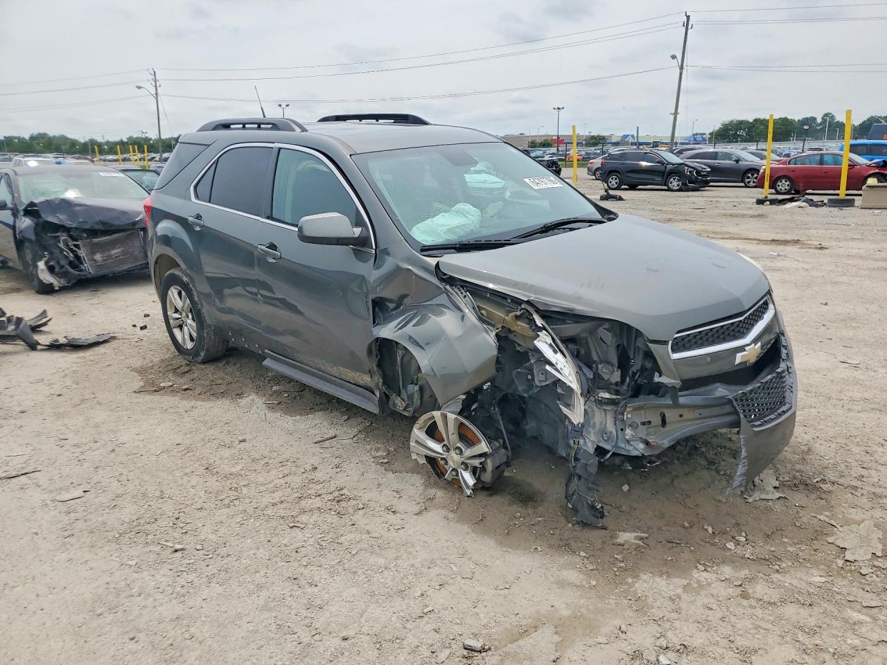 2012 Chevrolet Equinox Lt Gray vin: 2GNALDEK7C6305205