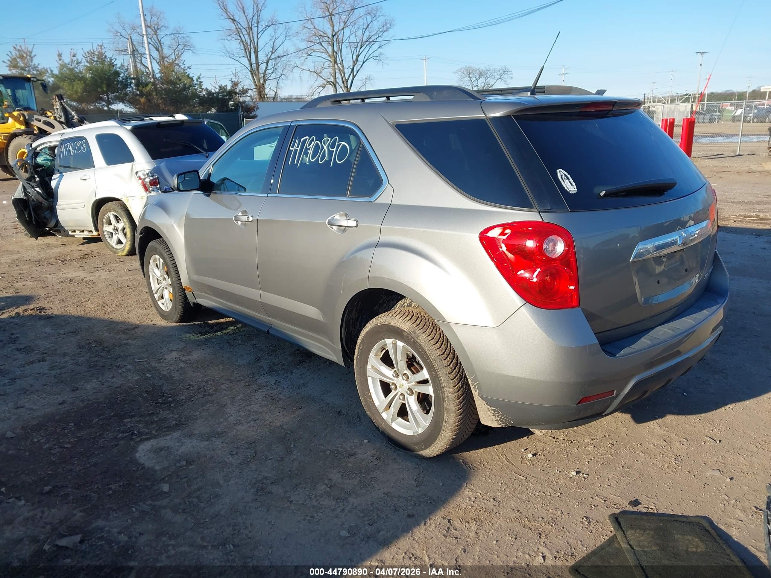 2012 Chevrolet Equinox 1lt Gray vin: 2GNALDEK7C6329343