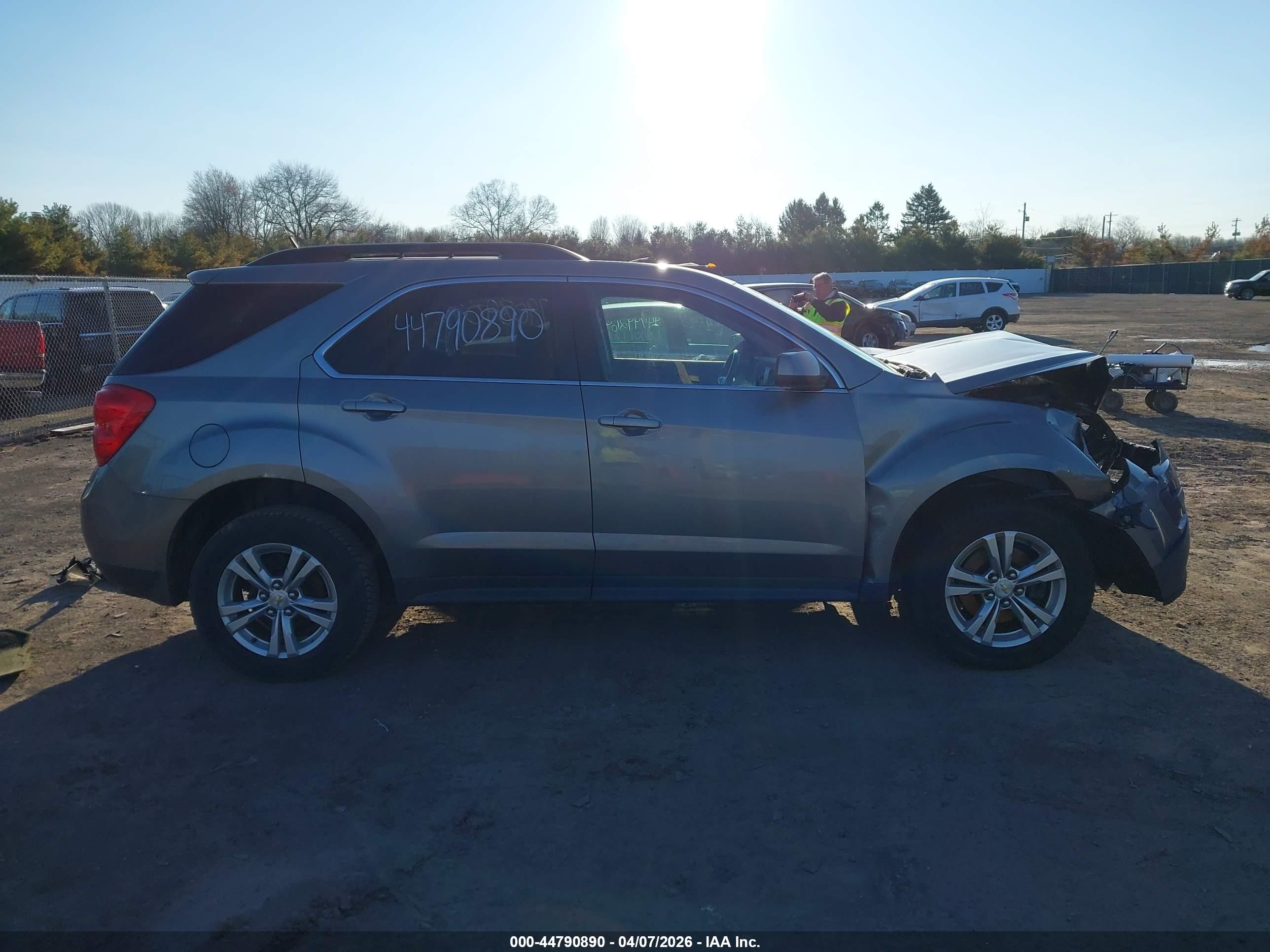 2012 Chevrolet Equinox 1lt Gray vin: 2GNALDEK7C6329343