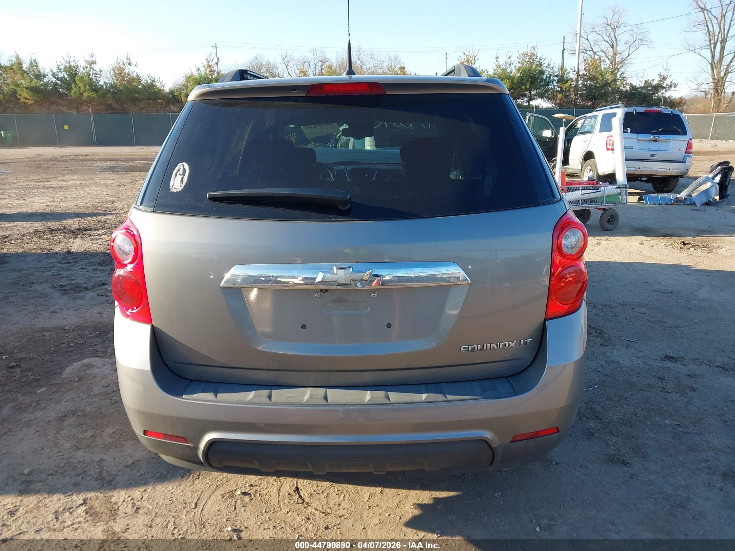 2012 Chevrolet Equinox 1lt Gray vin: 2GNALDEK7C6329343