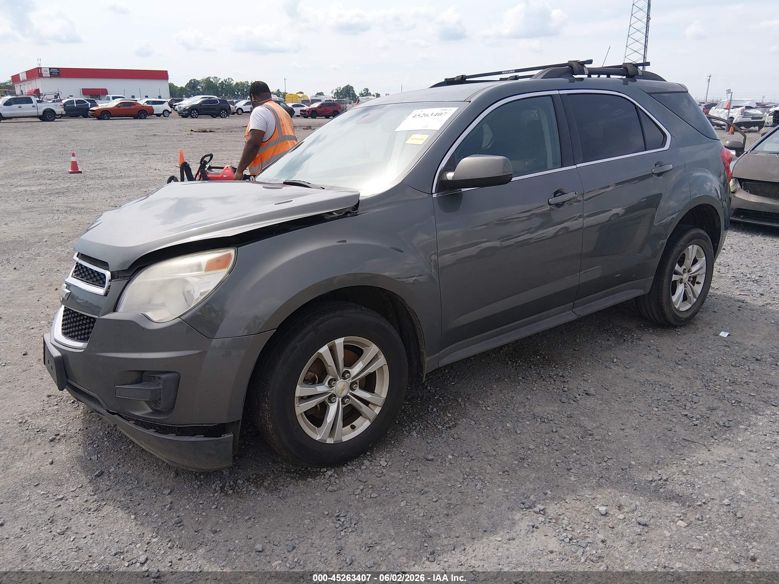 2012 Chevrolet Equinox 1lt Gray vin: 2GNALDEK7C6341671