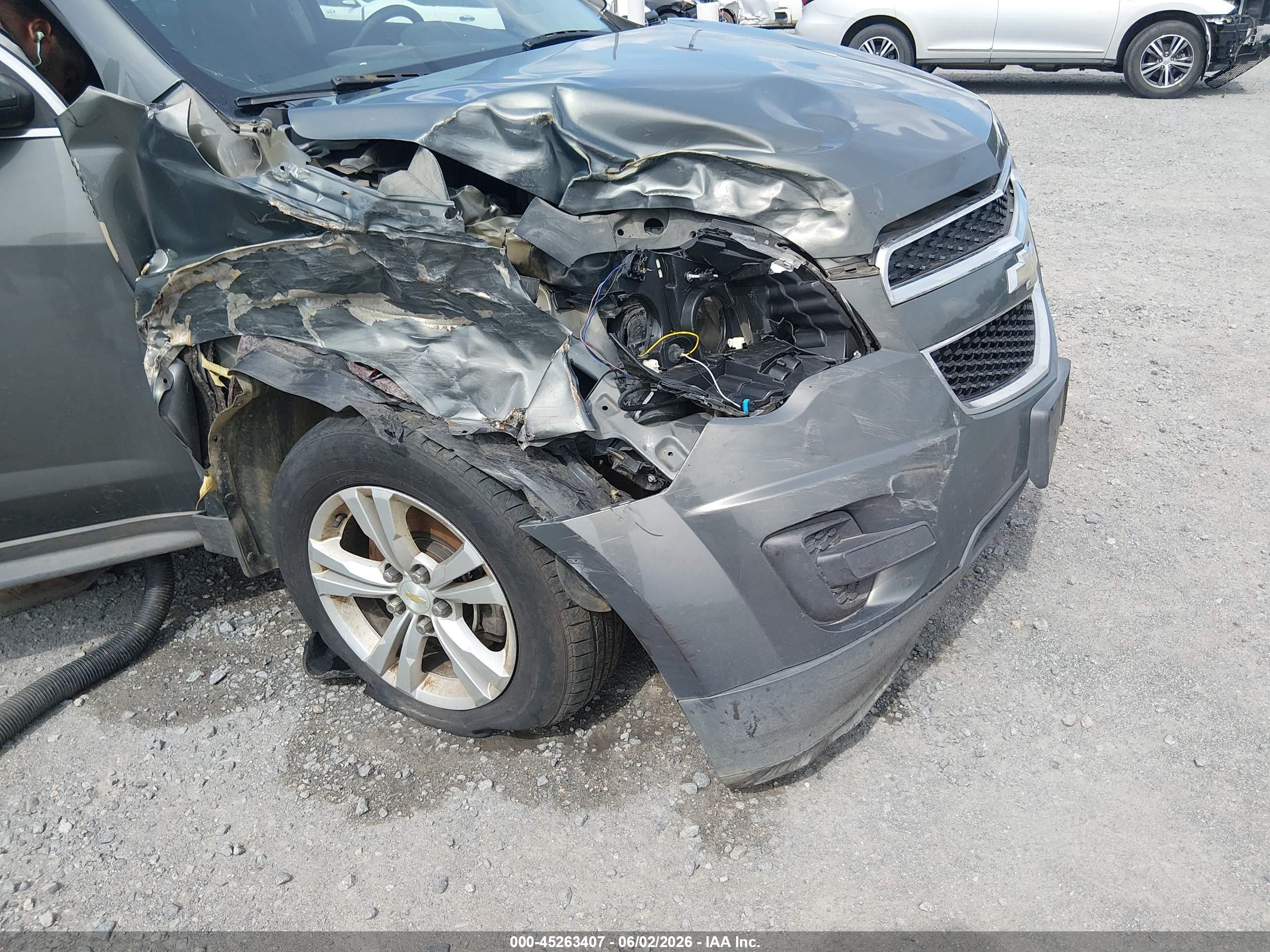 2012 Chevrolet Equinox 1lt Gray vin: 2GNALDEK7C6341671