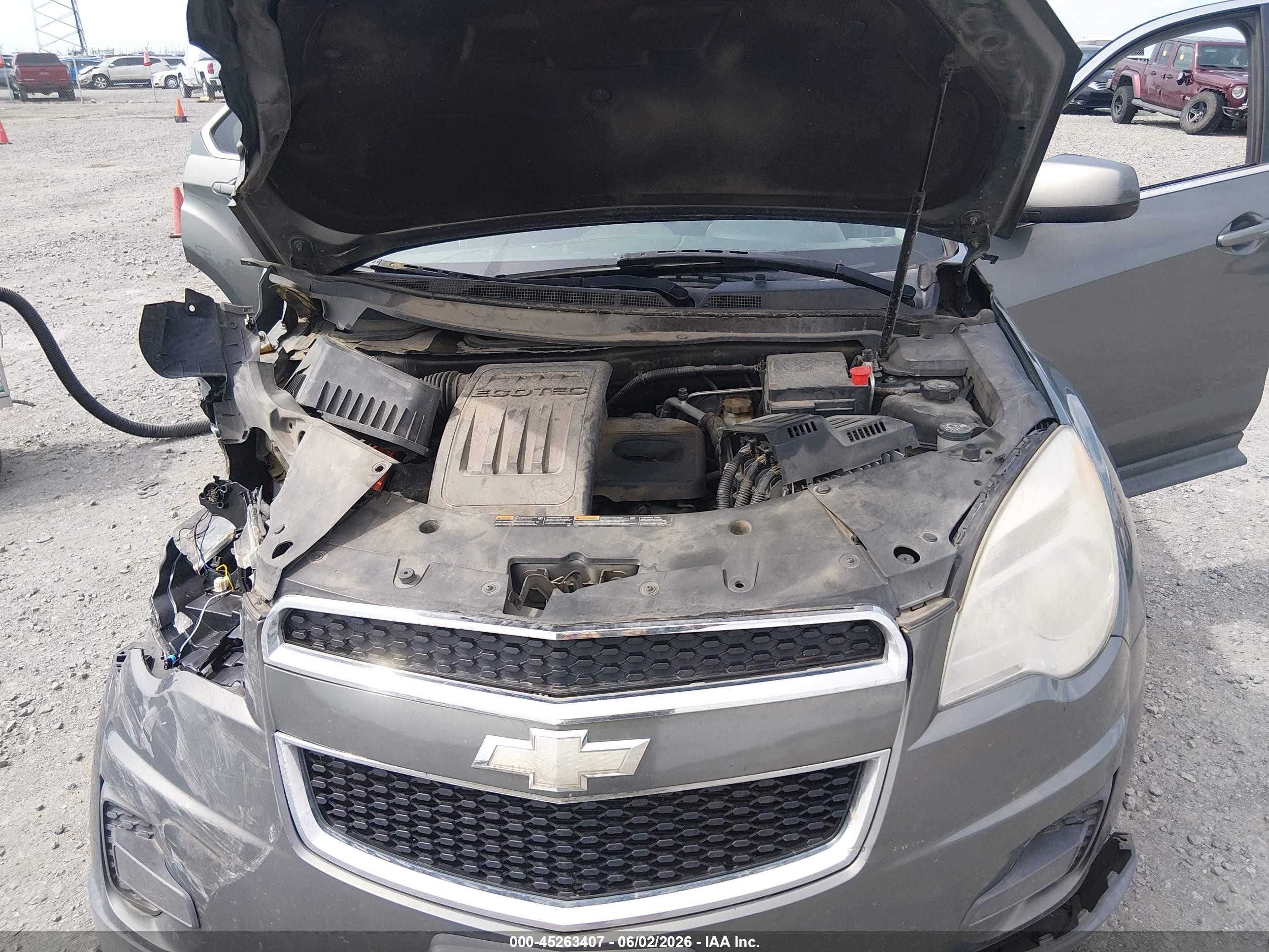 2012 Chevrolet Equinox 1lt Gray vin: 2GNALDEK7C6341671