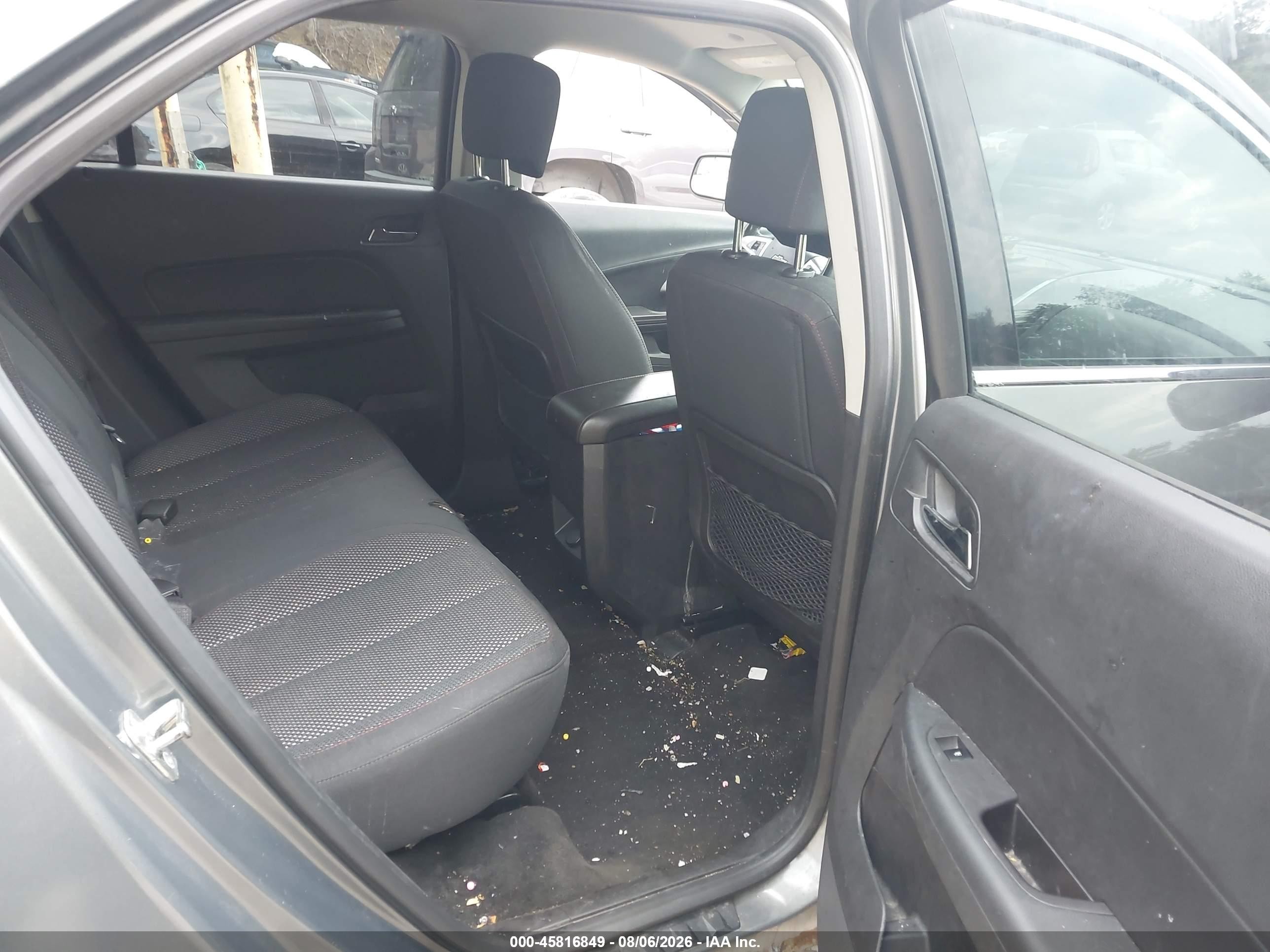 2012 Chevrolet Equinox Lt W/1lt Gray vin: 2GNALDEK7C6400279