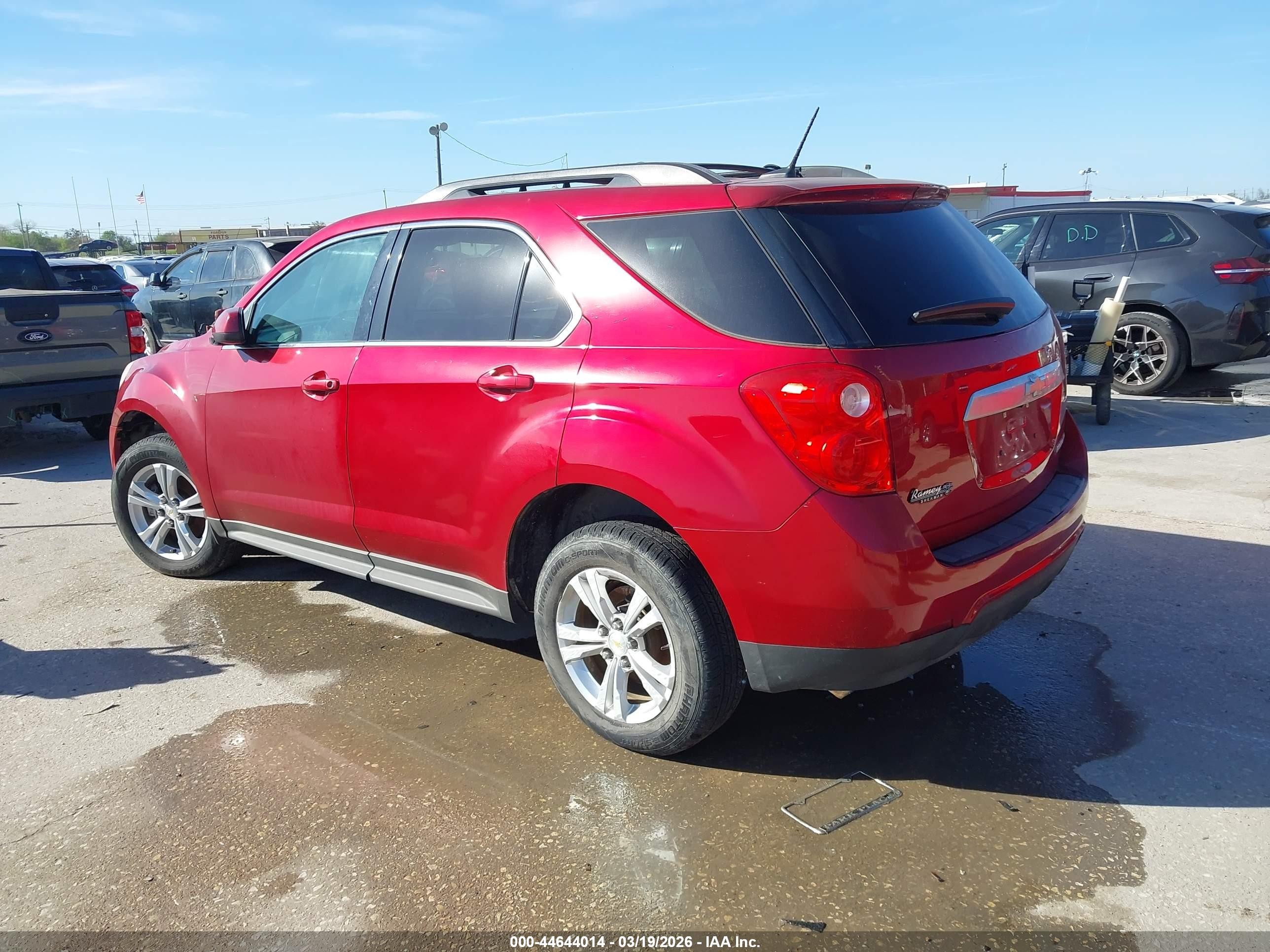 2013 Chevrolet Equinox 1lt Red vin: 2GNALDEK7D1191995