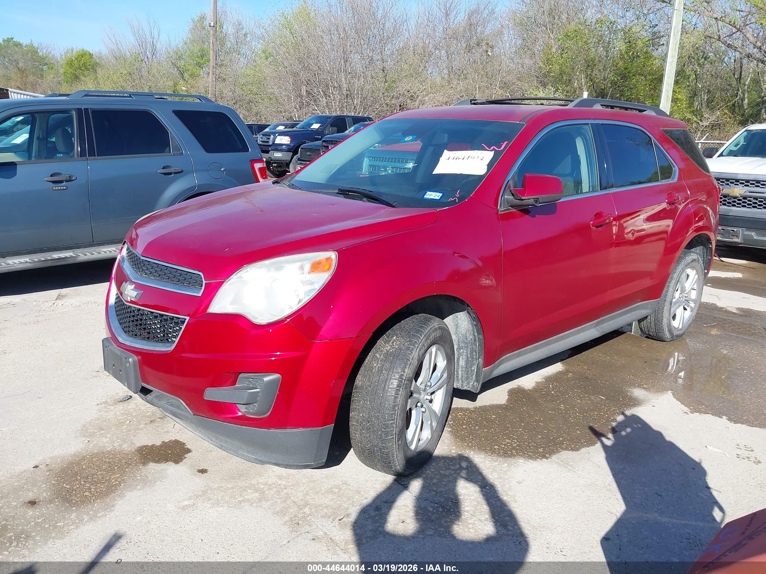 2013 Chevrolet Equinox 1lt Red vin: 2GNALDEK7D1191995