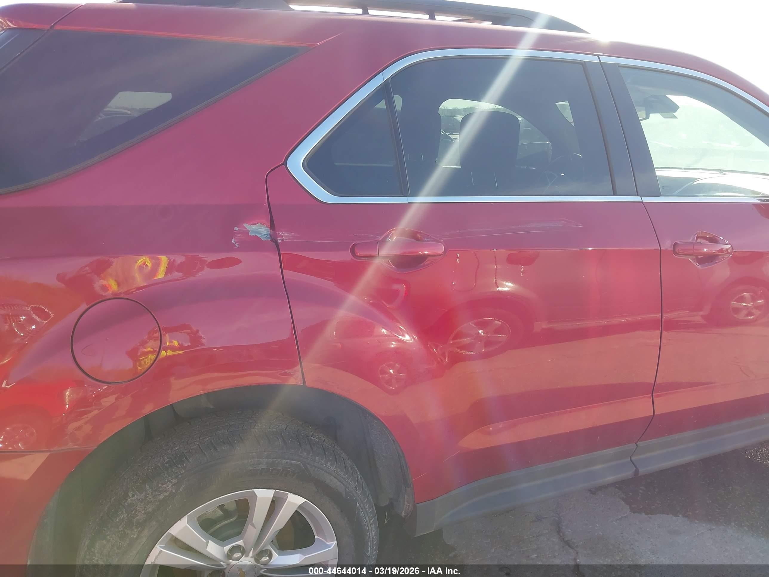 2013 Chevrolet Equinox 1lt Red vin: 2GNALDEK7D1191995