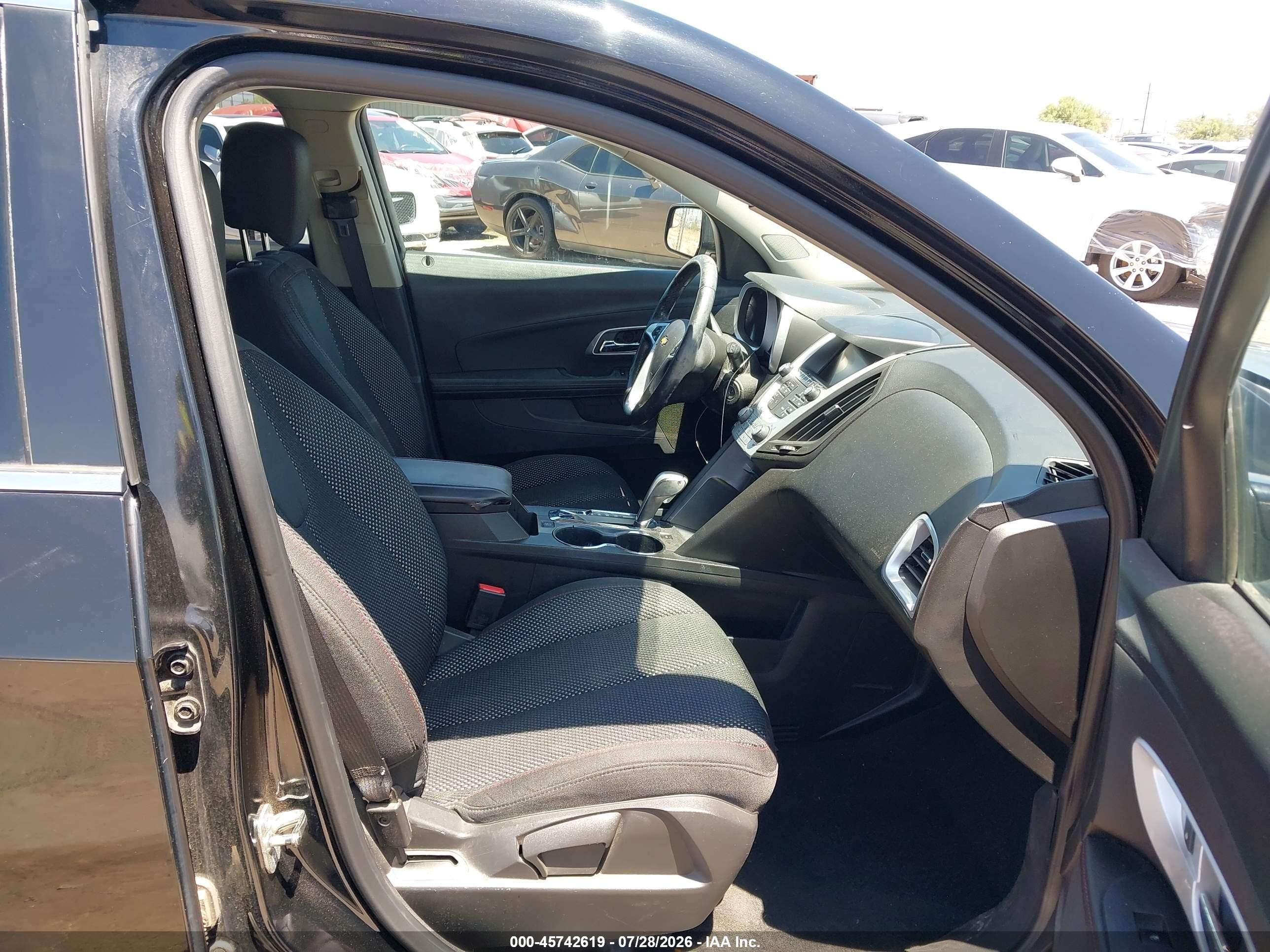 2013 Chevrolet Equinox Lt Black vin: 2GNALDEK7D1215891