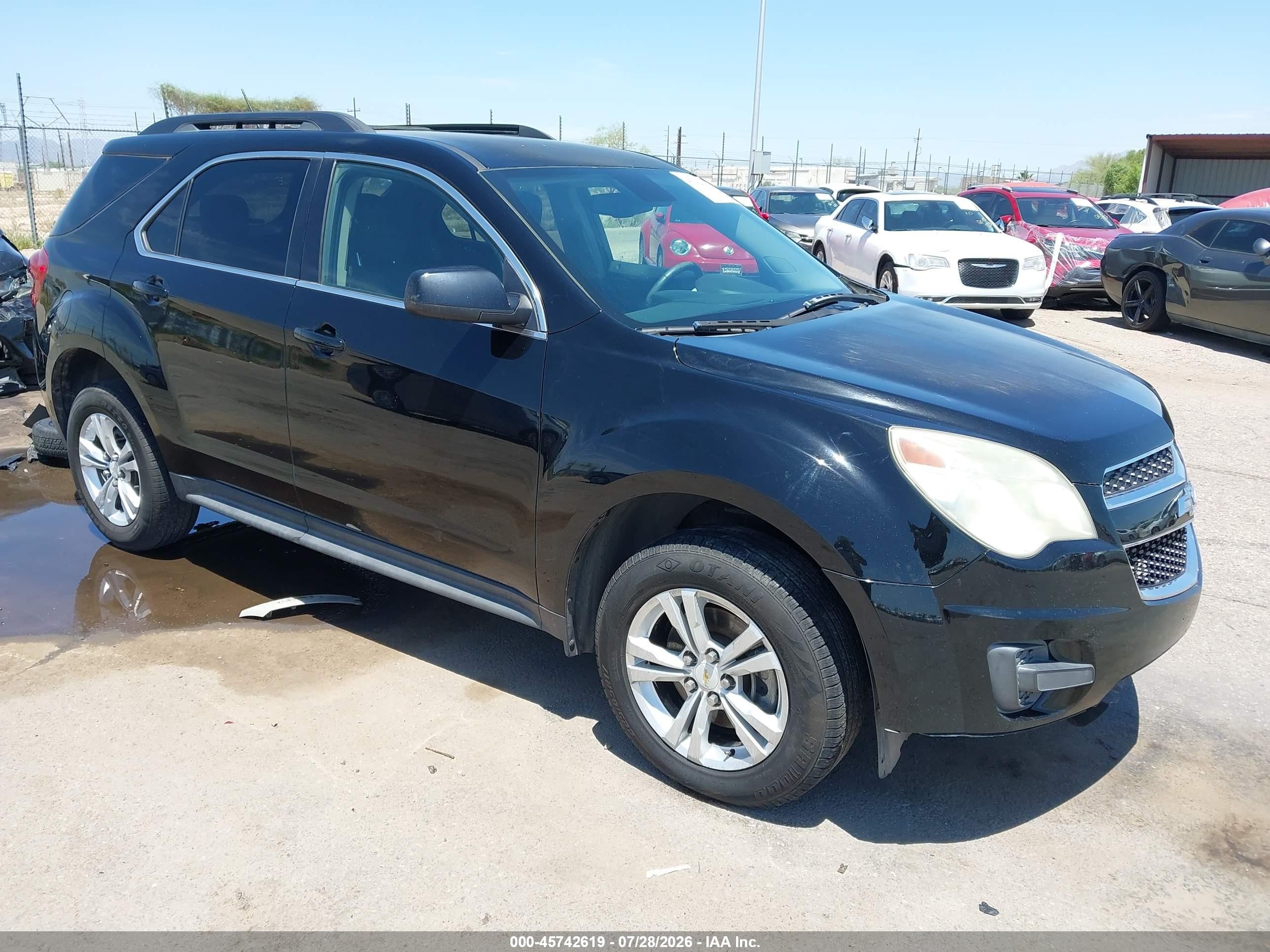 2013 Chevrolet Equinox Lt Black vin: 2GNALDEK7D1215891