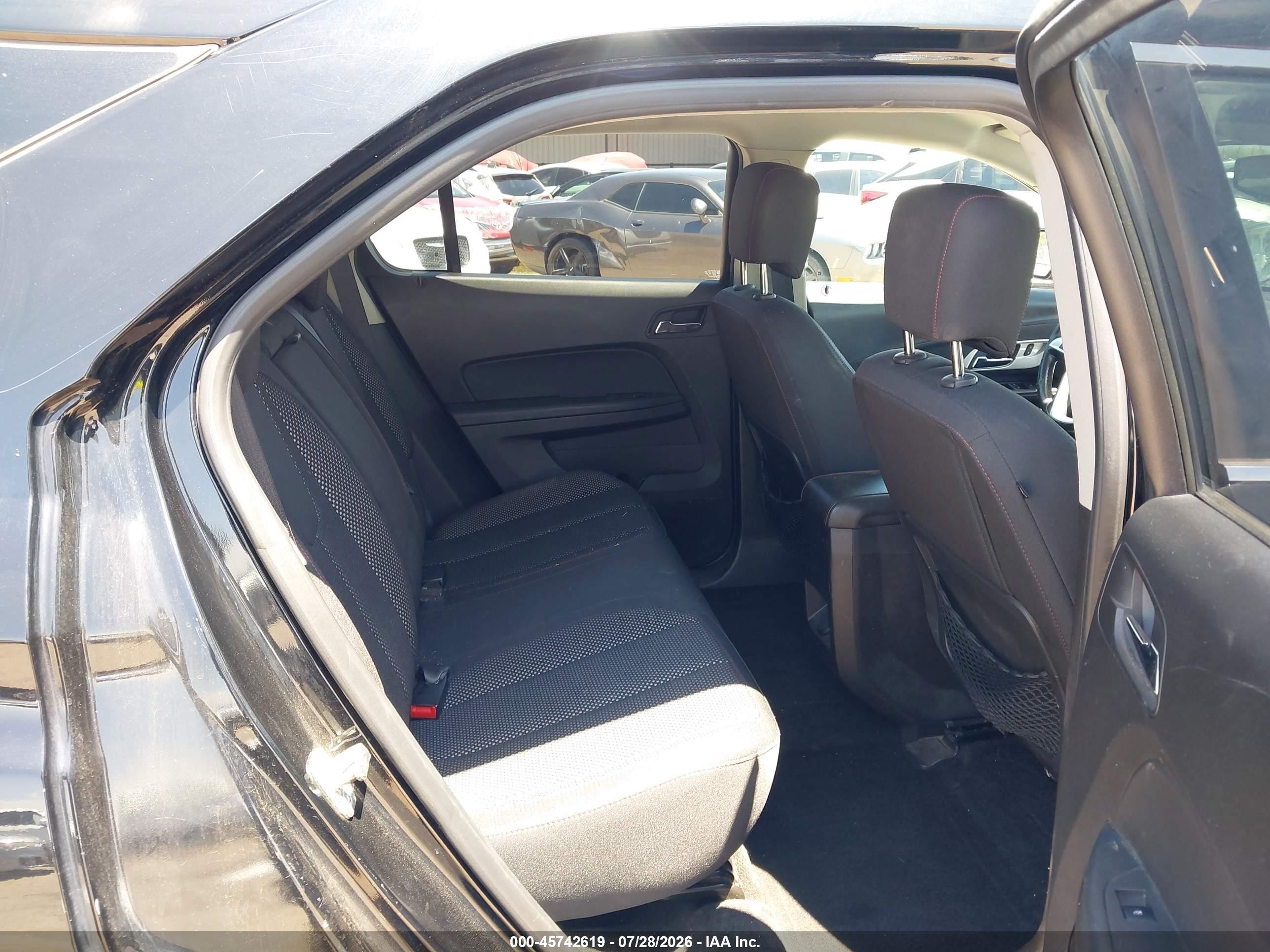 2013 Chevrolet Equinox Lt Black vin: 2GNALDEK7D1215891