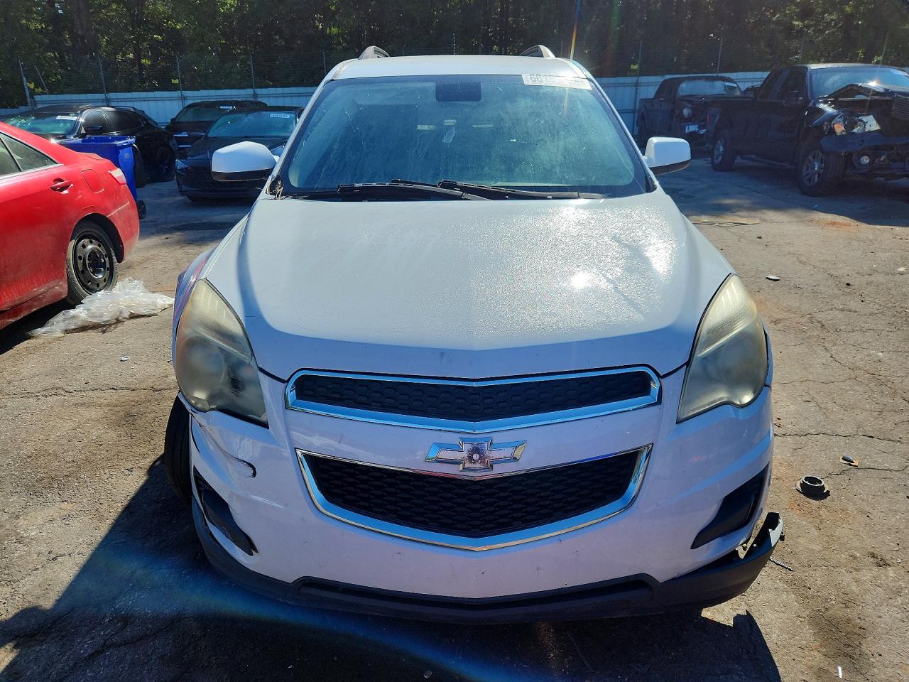 2013 Chevrolet Equinox Lt White vin: 2GNALDEK7D1259647