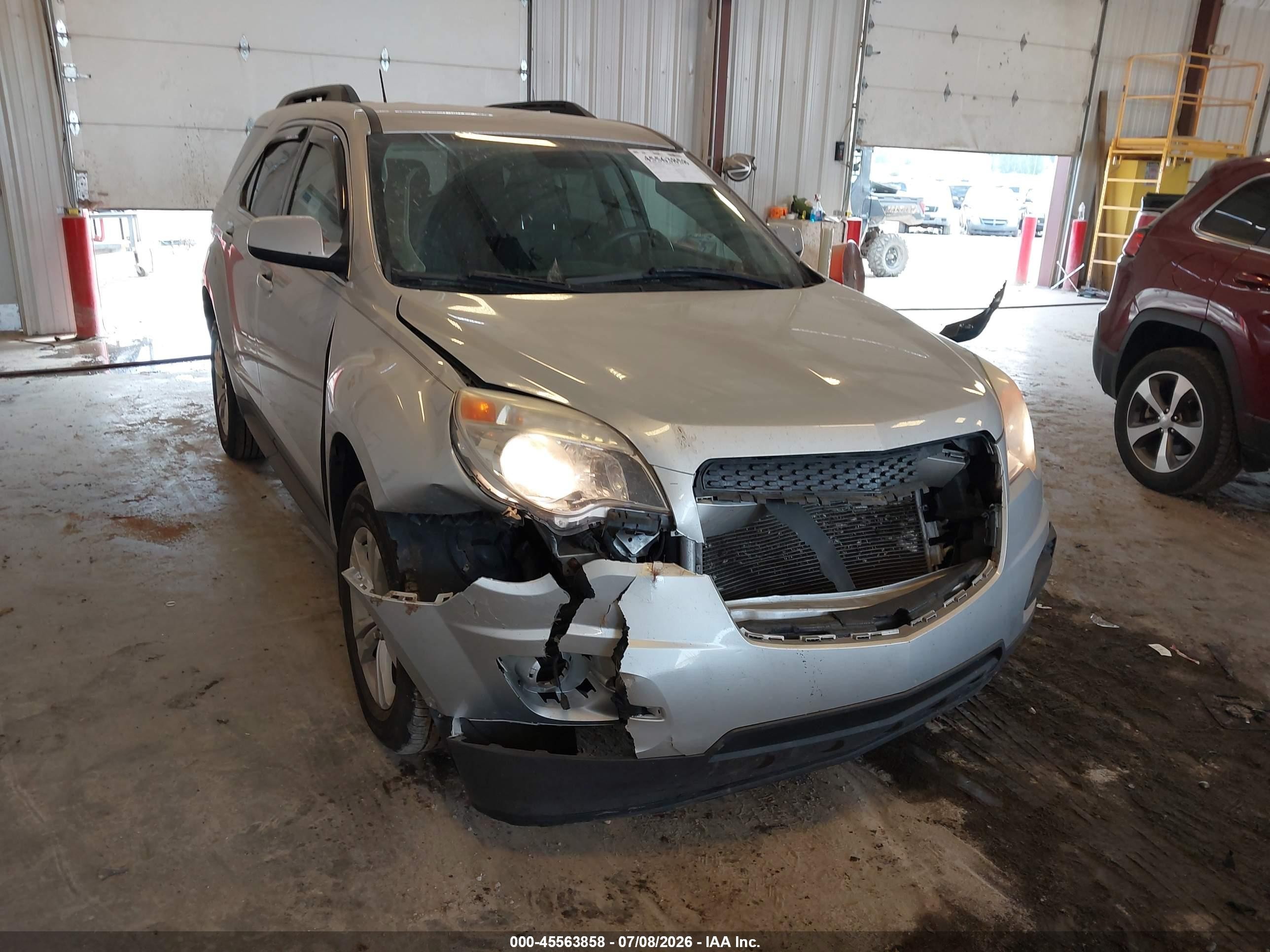 2013 Chevrolet Equinox Lt Silver vin: 2GNALDEK7D1268879