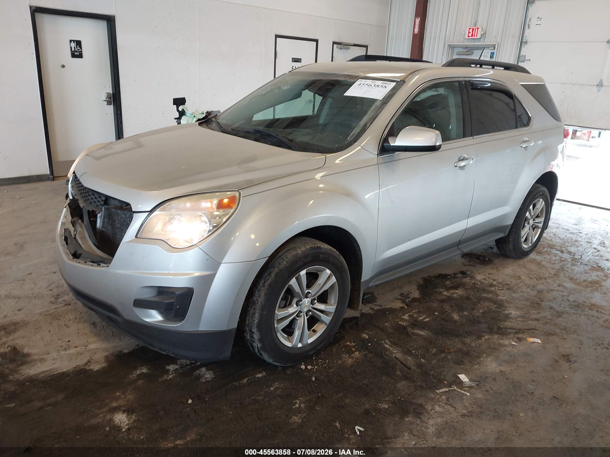 2013 Chevrolet Equinox Lt Silver vin: 2GNALDEK7D1268879