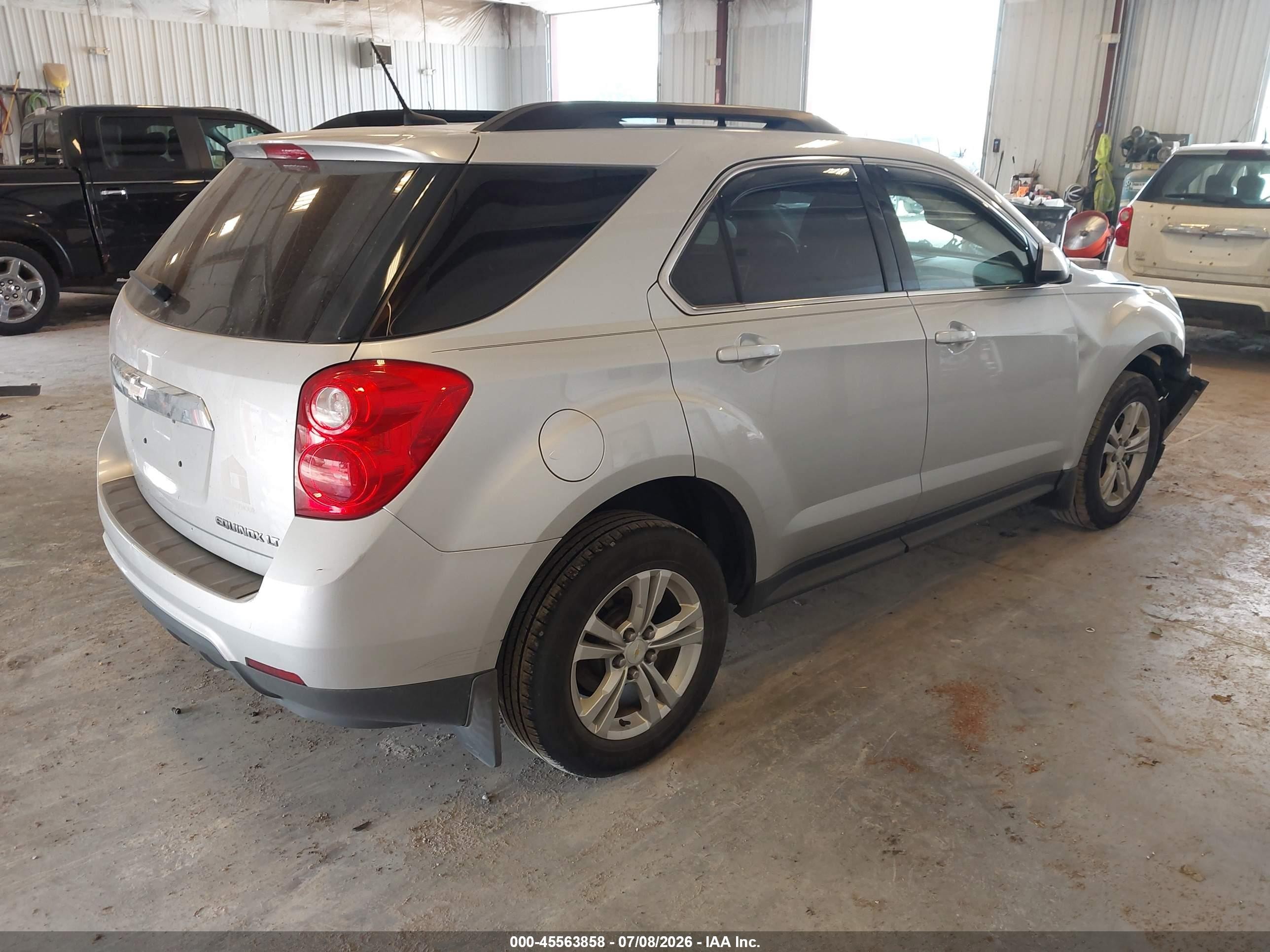 2013 Chevrolet Equinox Lt Silver vin: 2GNALDEK7D1268879
