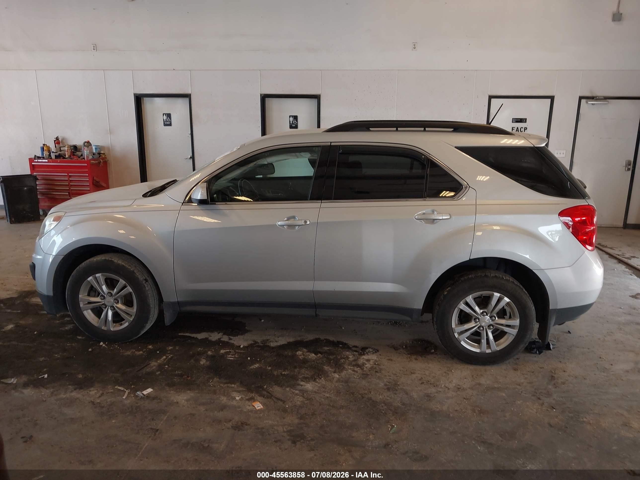 2013 Chevrolet Equinox Lt Silver vin: 2GNALDEK7D1268879