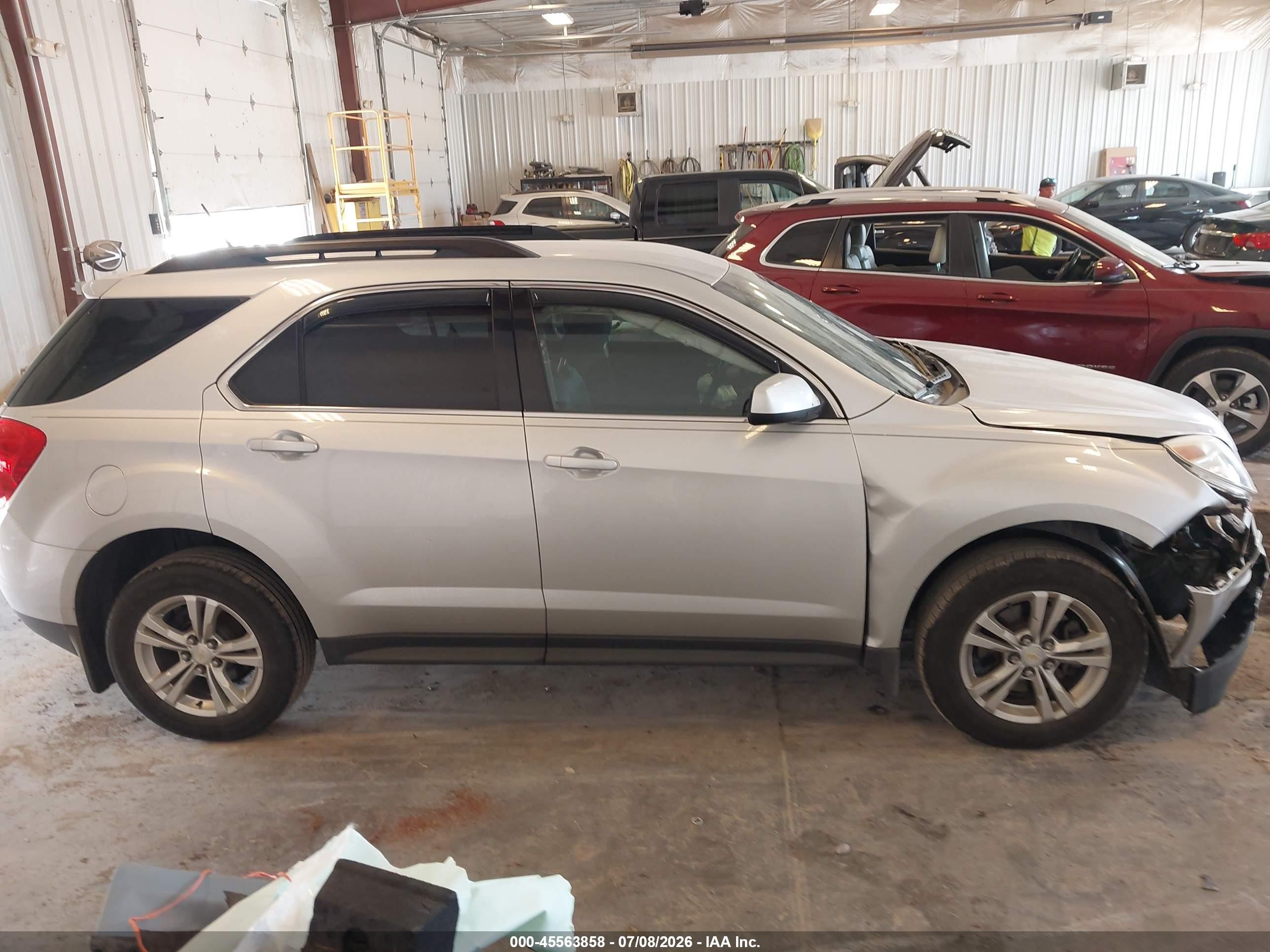 2013 Chevrolet Equinox Lt Silver vin: 2GNALDEK7D1268879