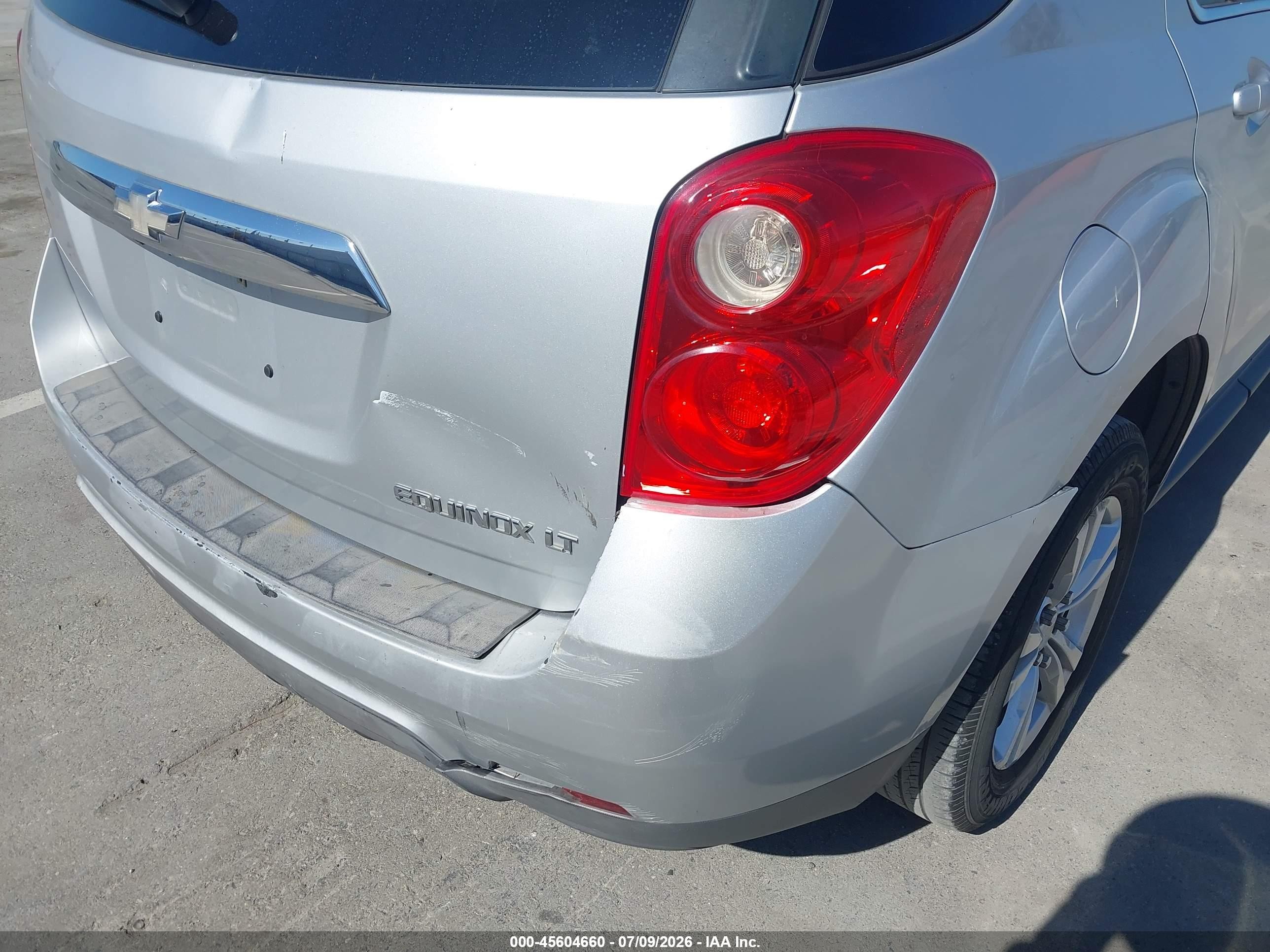 2013 Chevrolet Equinox 1lt Silver vin: 2GNALDEK7D6102736