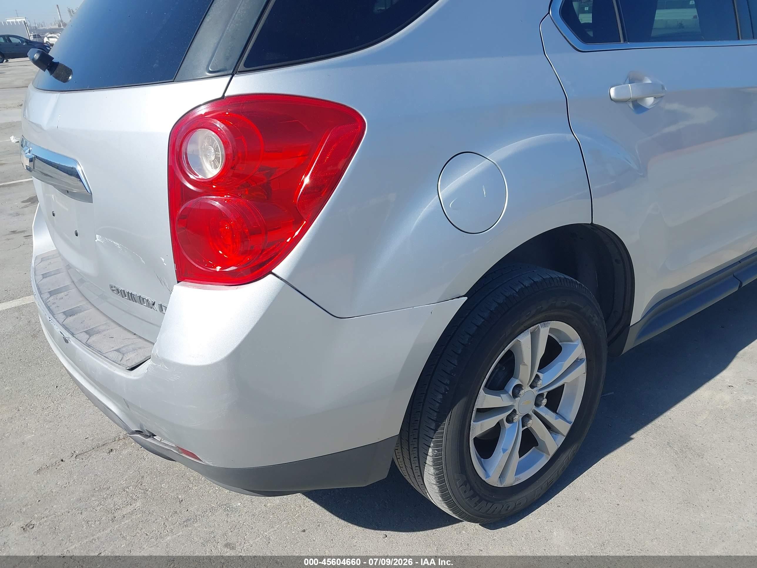 2013 Chevrolet Equinox 1lt Silver vin: 2GNALDEK7D6102736