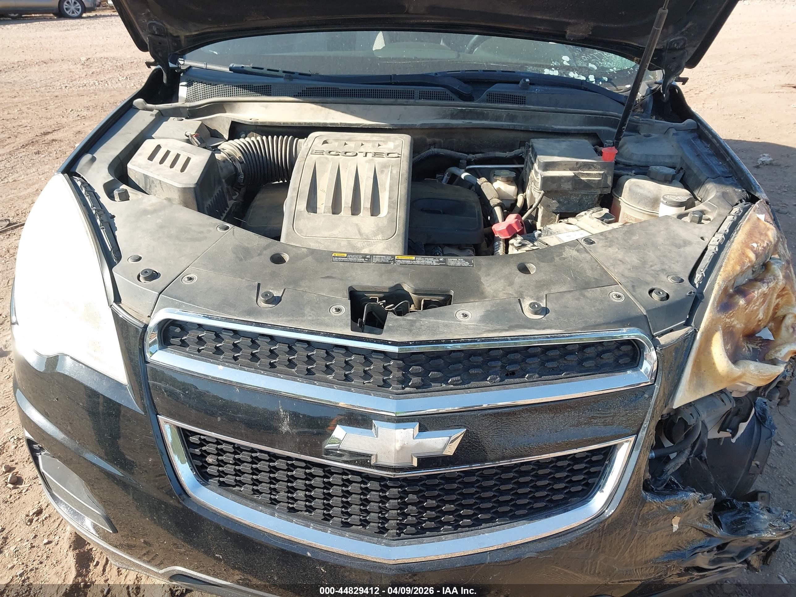 2013 Chevrolet Equinox 1lt Черный vin: 2GNALDEK7D6110481