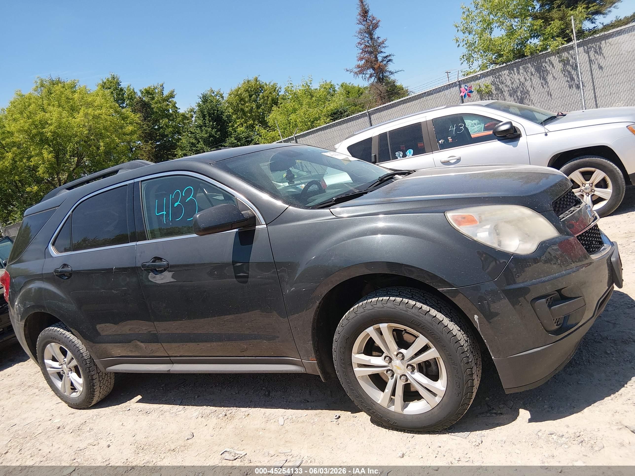 2013 Chevrolet Equinox 1lt Black vin: 2GNALDEK7D6181549