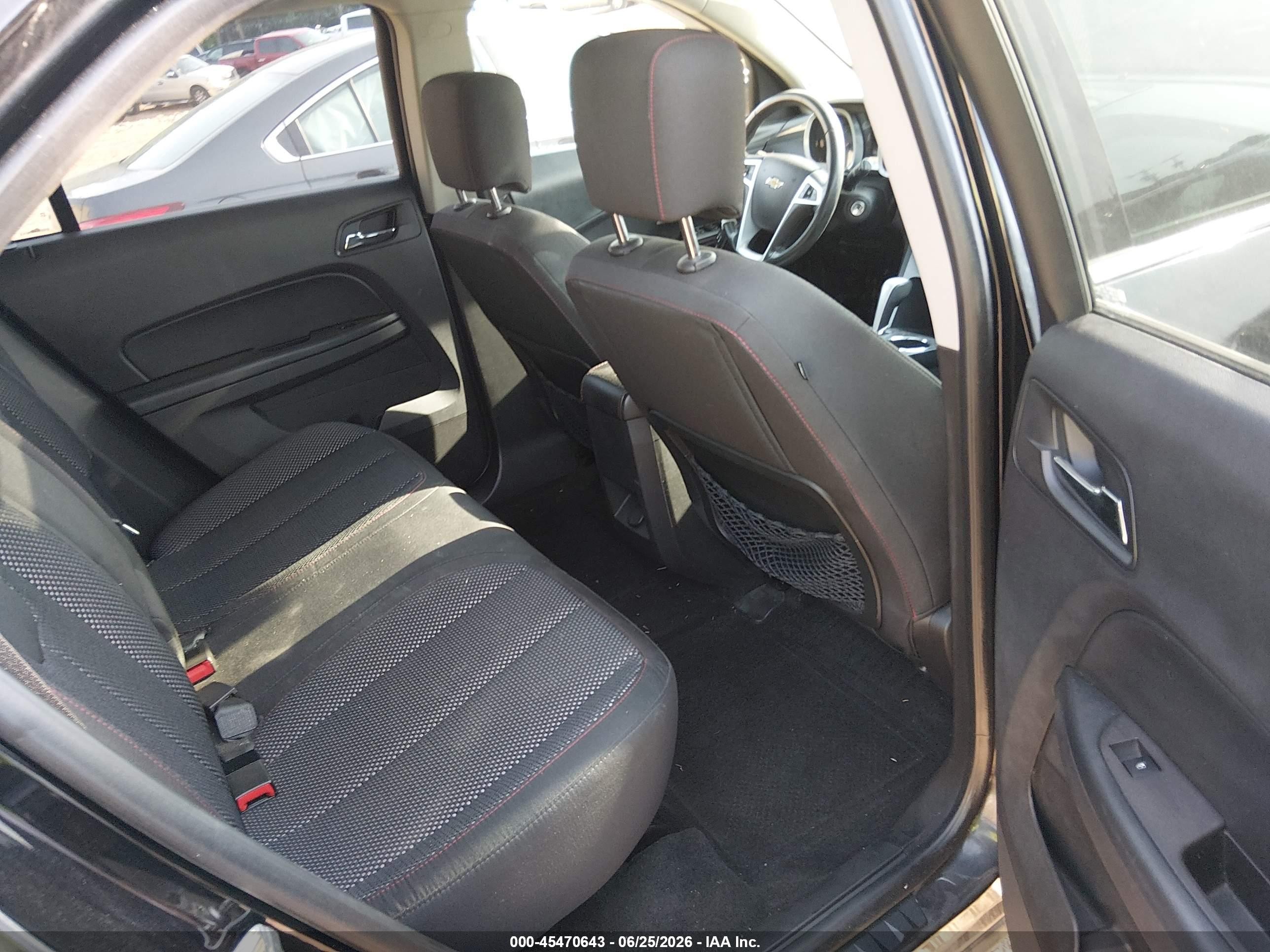 2013 Chevrolet Equinox Lt Black vin: 2GNALDEK7D6219250