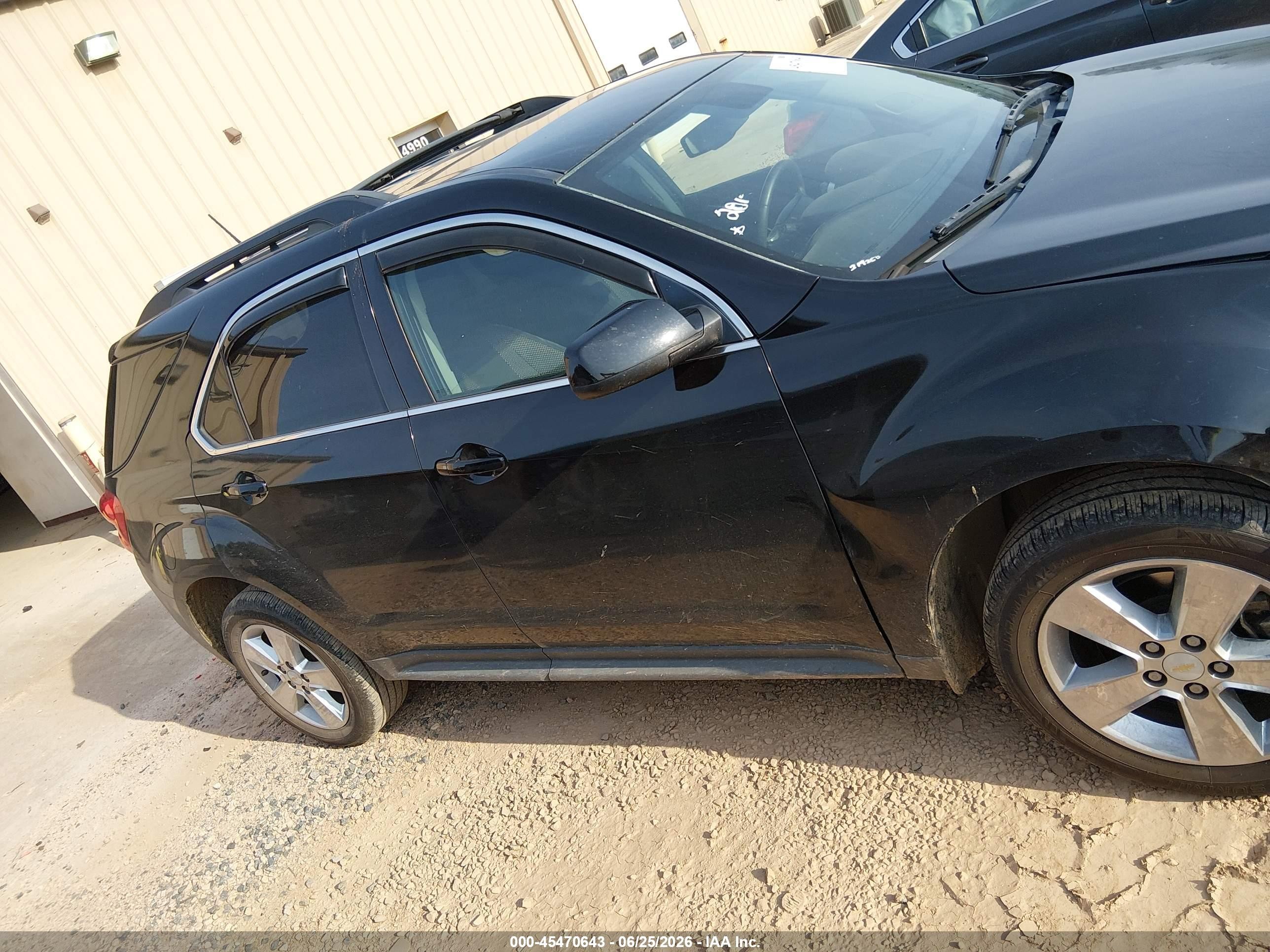 2013 Chevrolet Equinox Lt Black vin: 2GNALDEK7D6219250