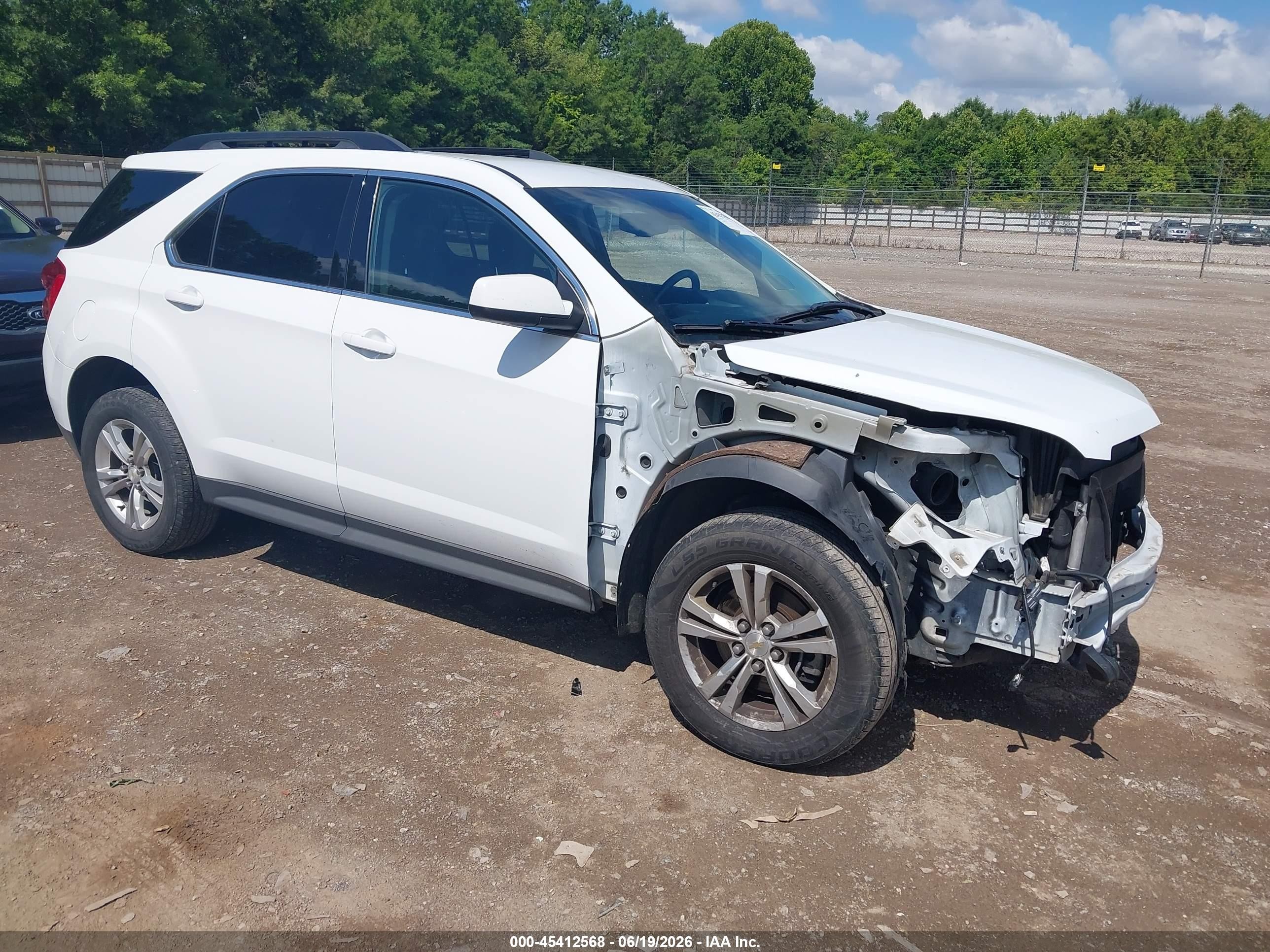 2013 Chevrolet Equinox Lt Белый vin: 2GNALDEK7D6301625