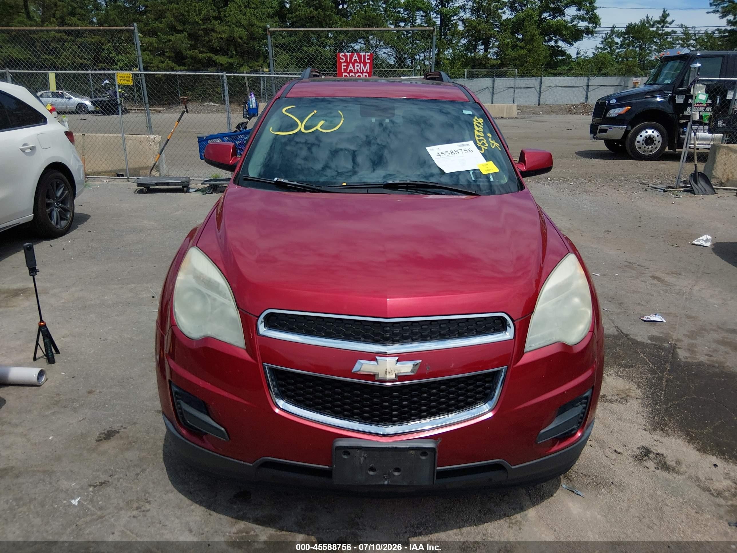2013 Chevrolet Equinox Lt Red vin: 2GNALDEK7D6354342