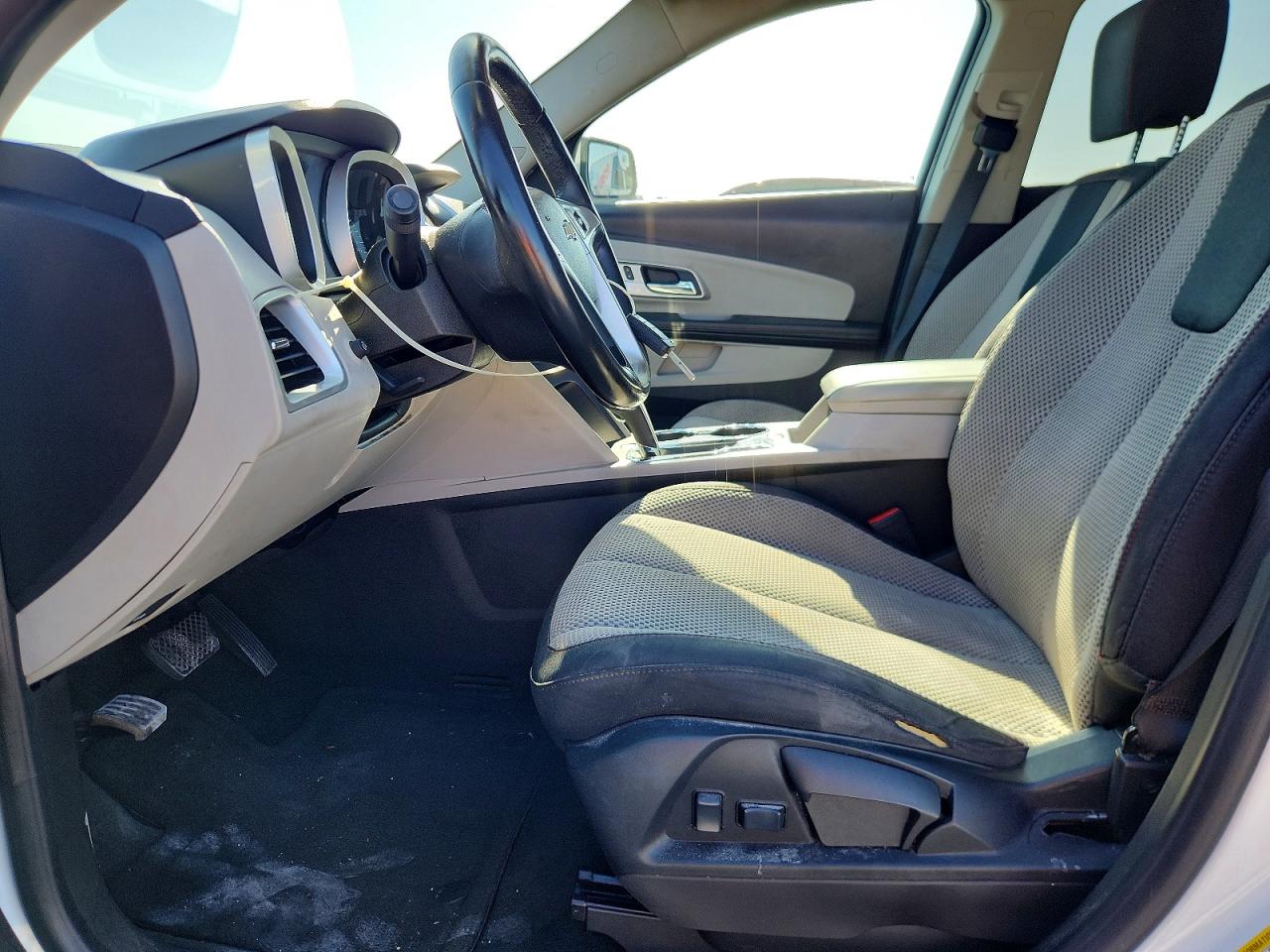 2013 Chevrolet Equinox Lt White vin: 2GNALDEK7D6365194