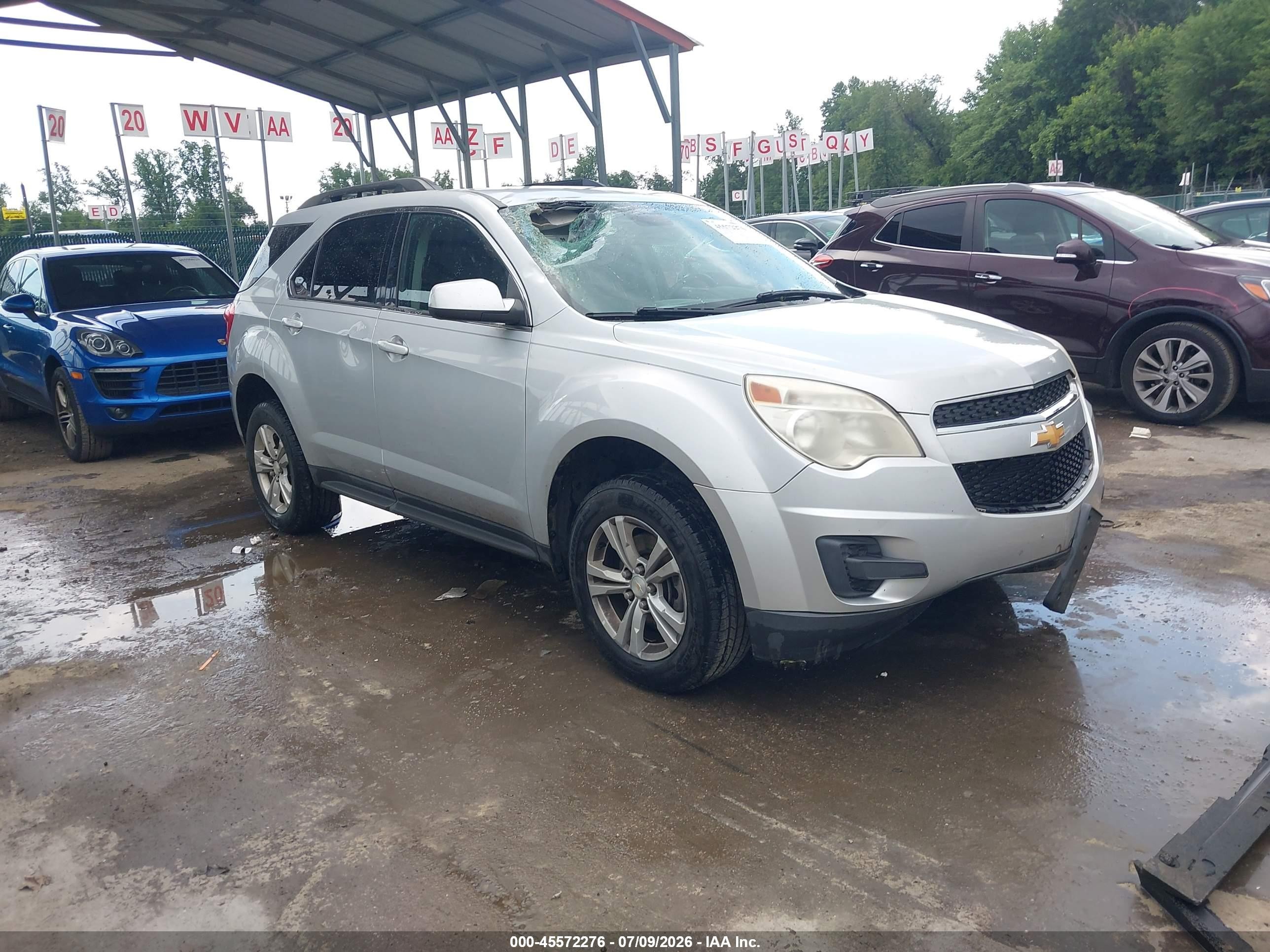 2013 Chevrolet Equinox Lt Silver vin: 2GNALDEK7D6406584