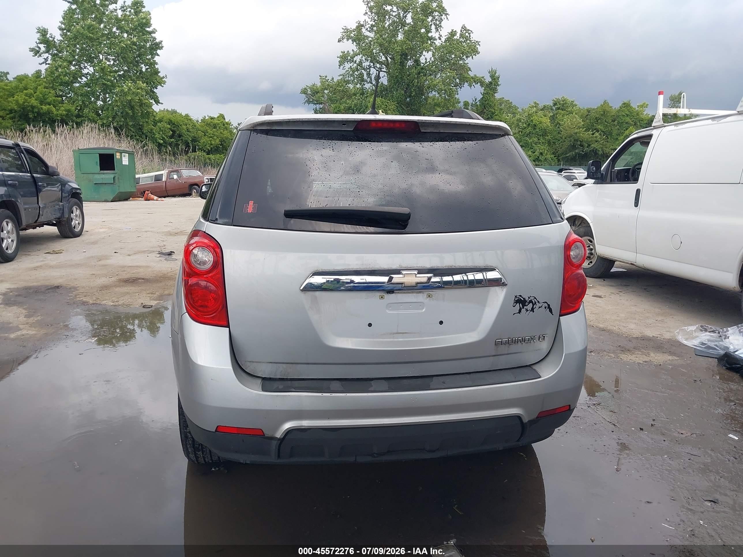 2013 Chevrolet Equinox Lt Silver vin: 2GNALDEK7D6406584