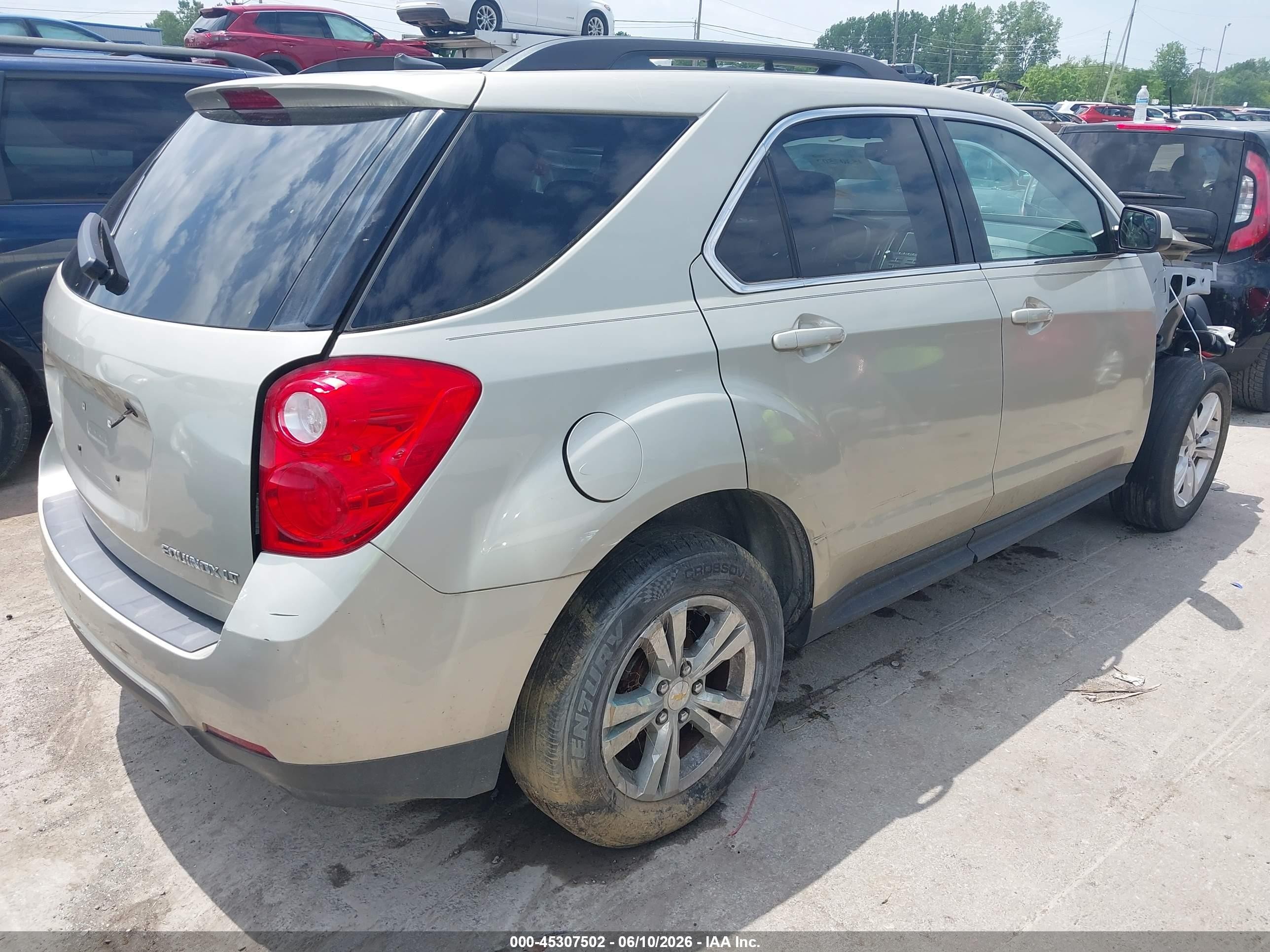 2013 Chevrolet Equinox 1lt Beige vin: 2GNALDEK7D6413535