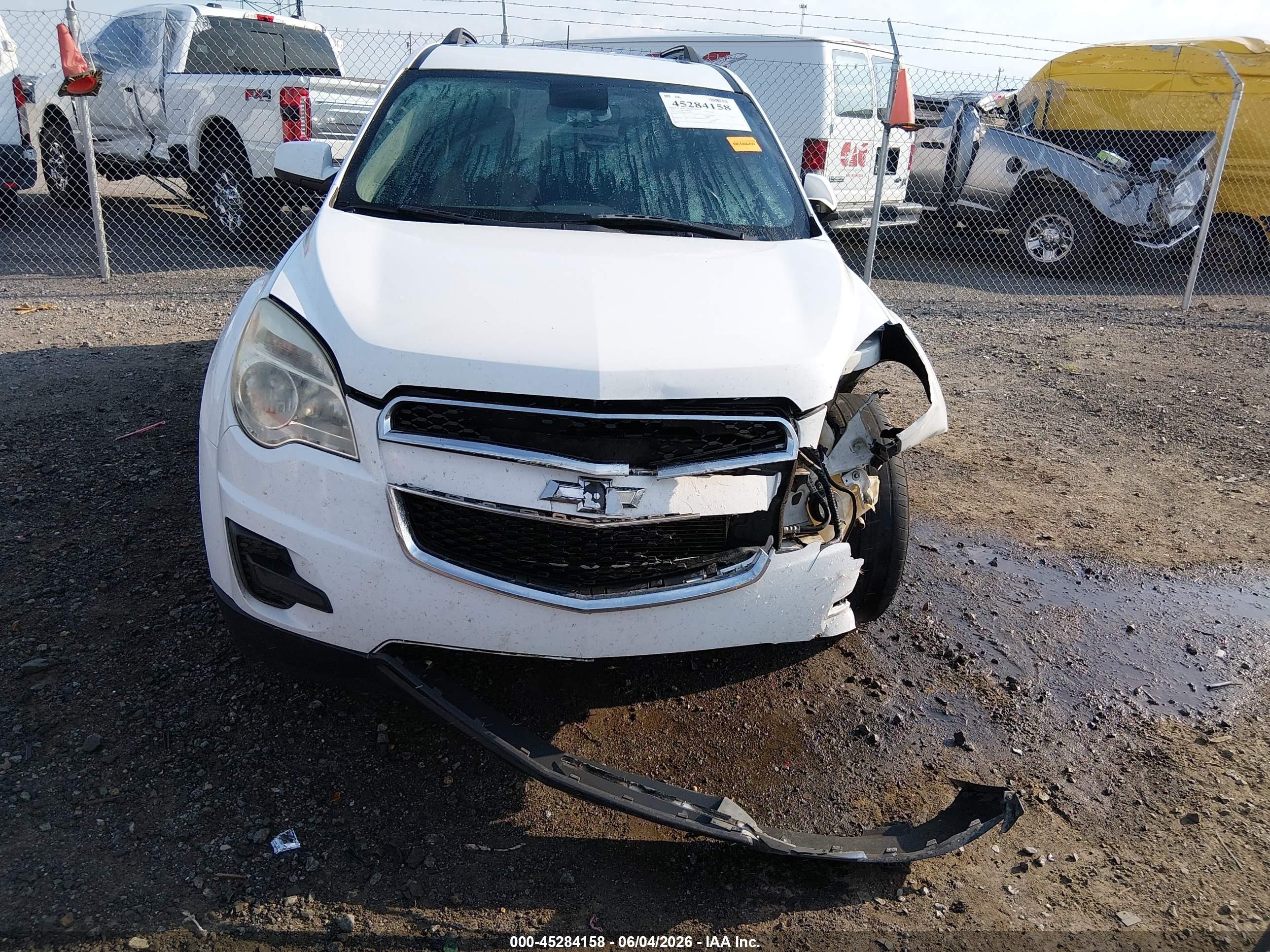 2012 Chevrolet Equinox 1lt White vin: 2GNALDEK8C1124756