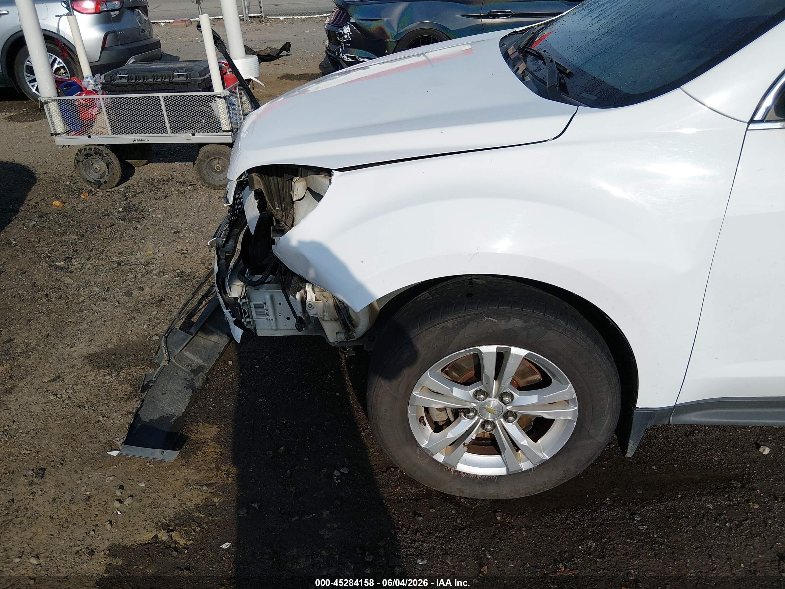 2012 Chevrolet Equinox 1lt White vin: 2GNALDEK8C1124756