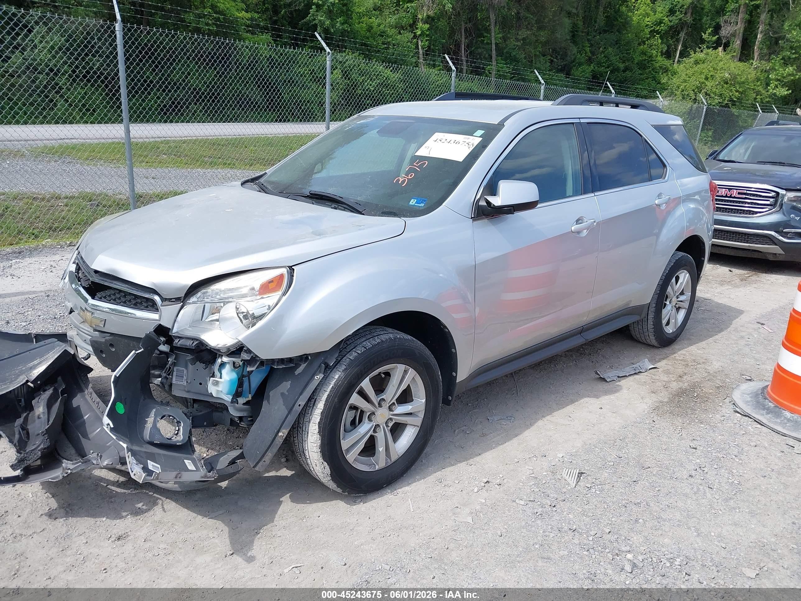 2012 Chevrolet Equinox 1lt Silver vin: 2GNALDEK8C1146532