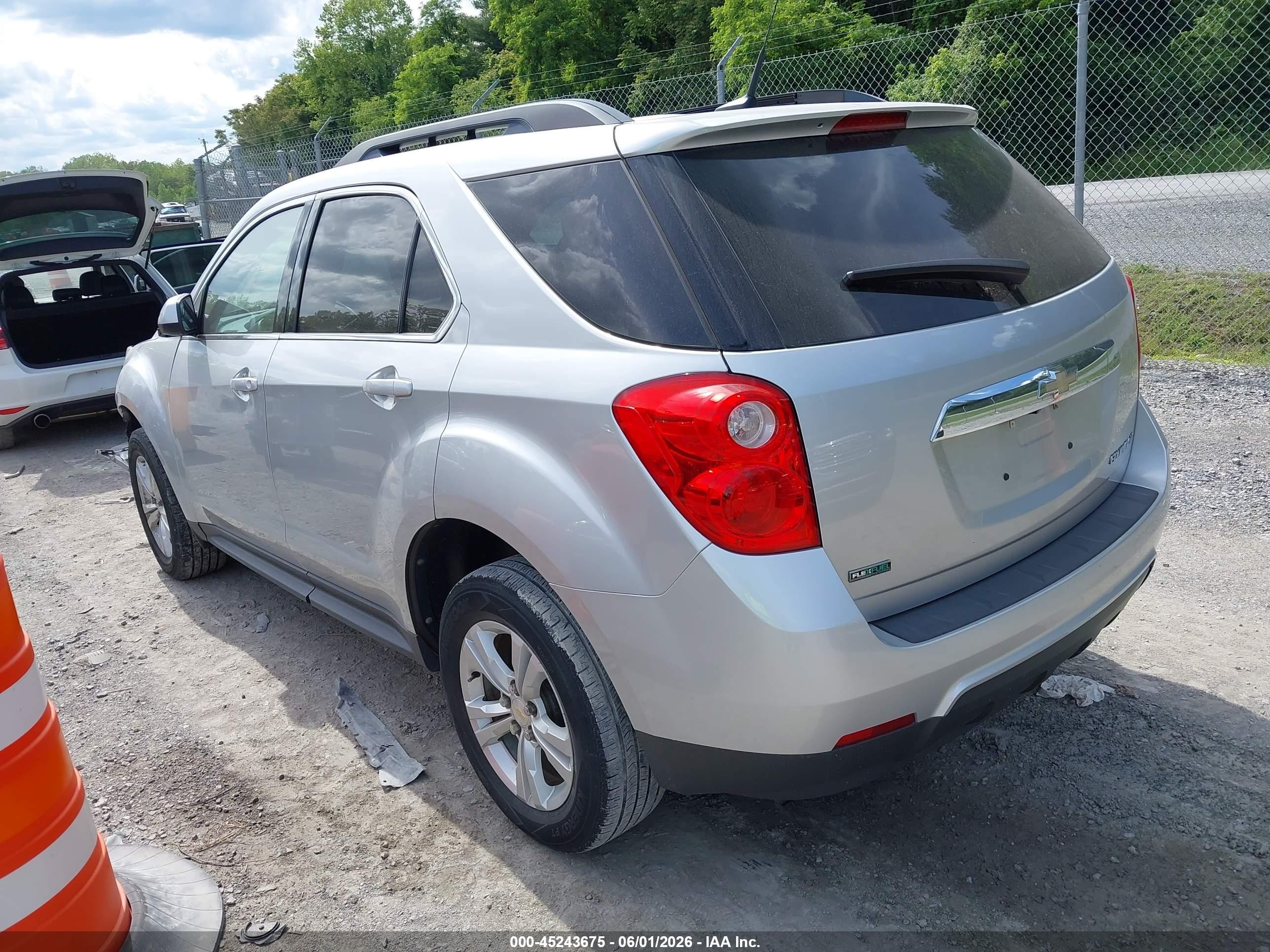 2012 Chevrolet Equinox 1lt Silver vin: 2GNALDEK8C1146532