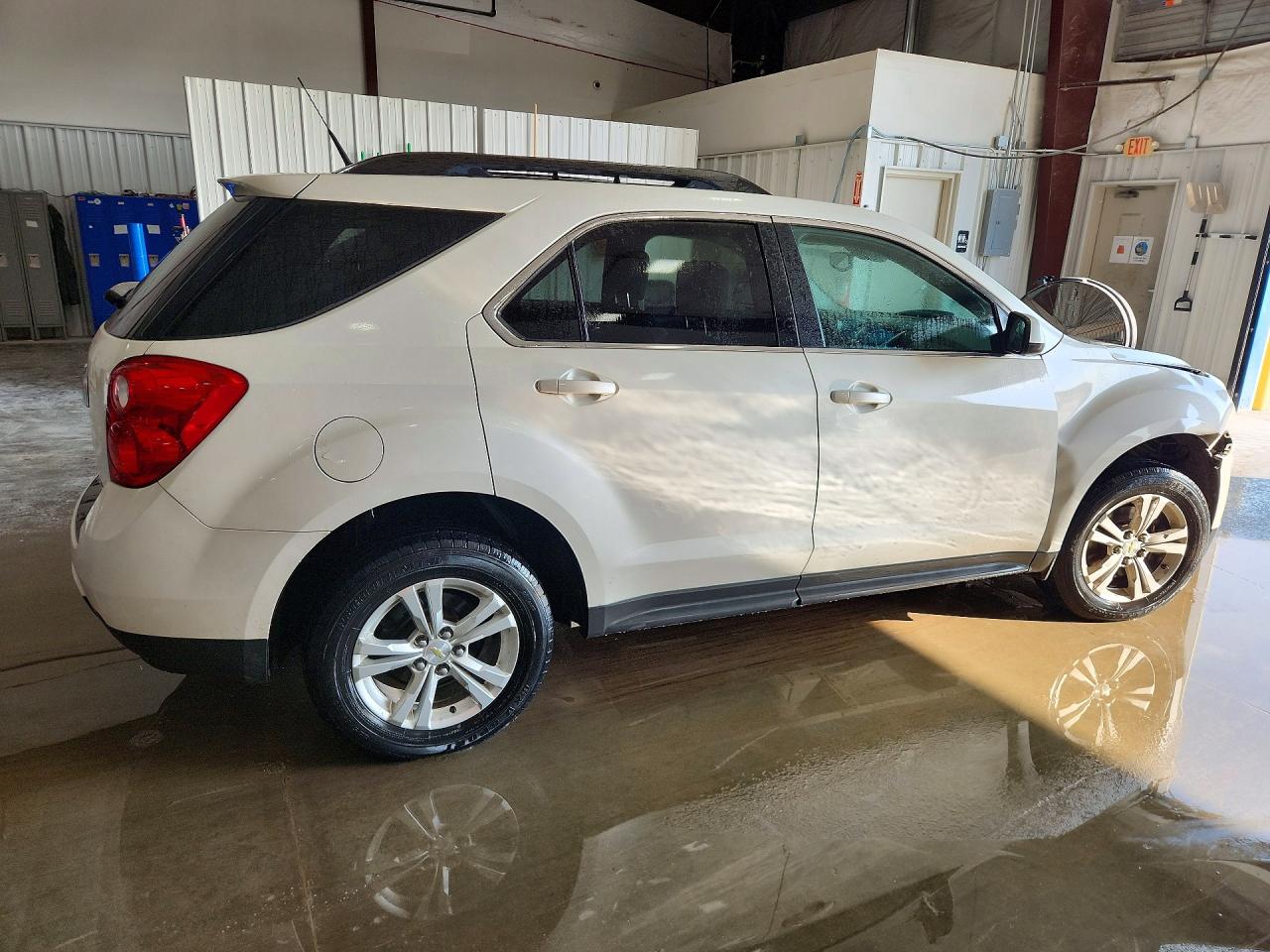 2012 Chevrolet Equinox Lt White vin: 2GNALDEK8C1165341